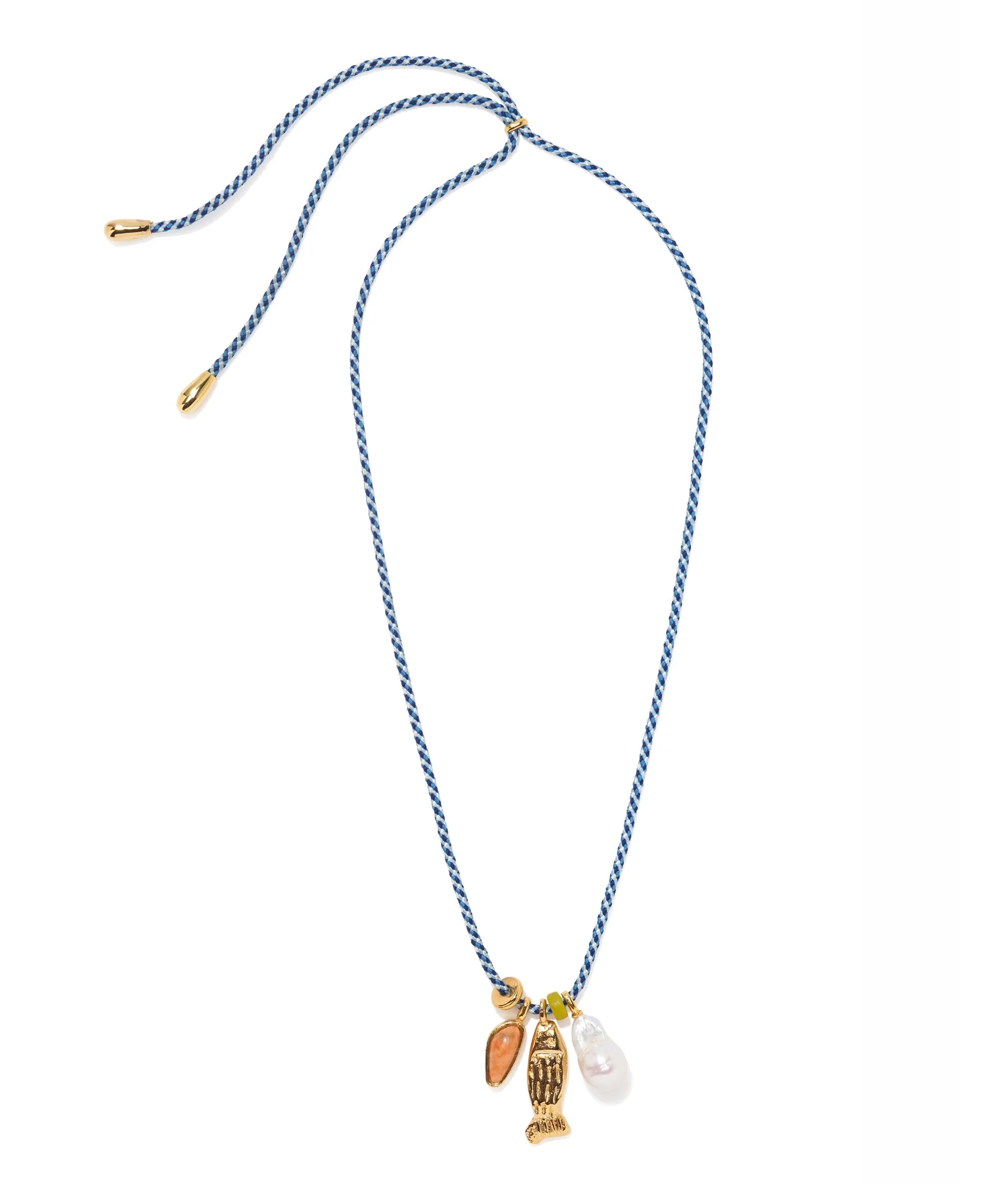 Minnow Necklace in Ultramarine sold by Lizzie Fortunato