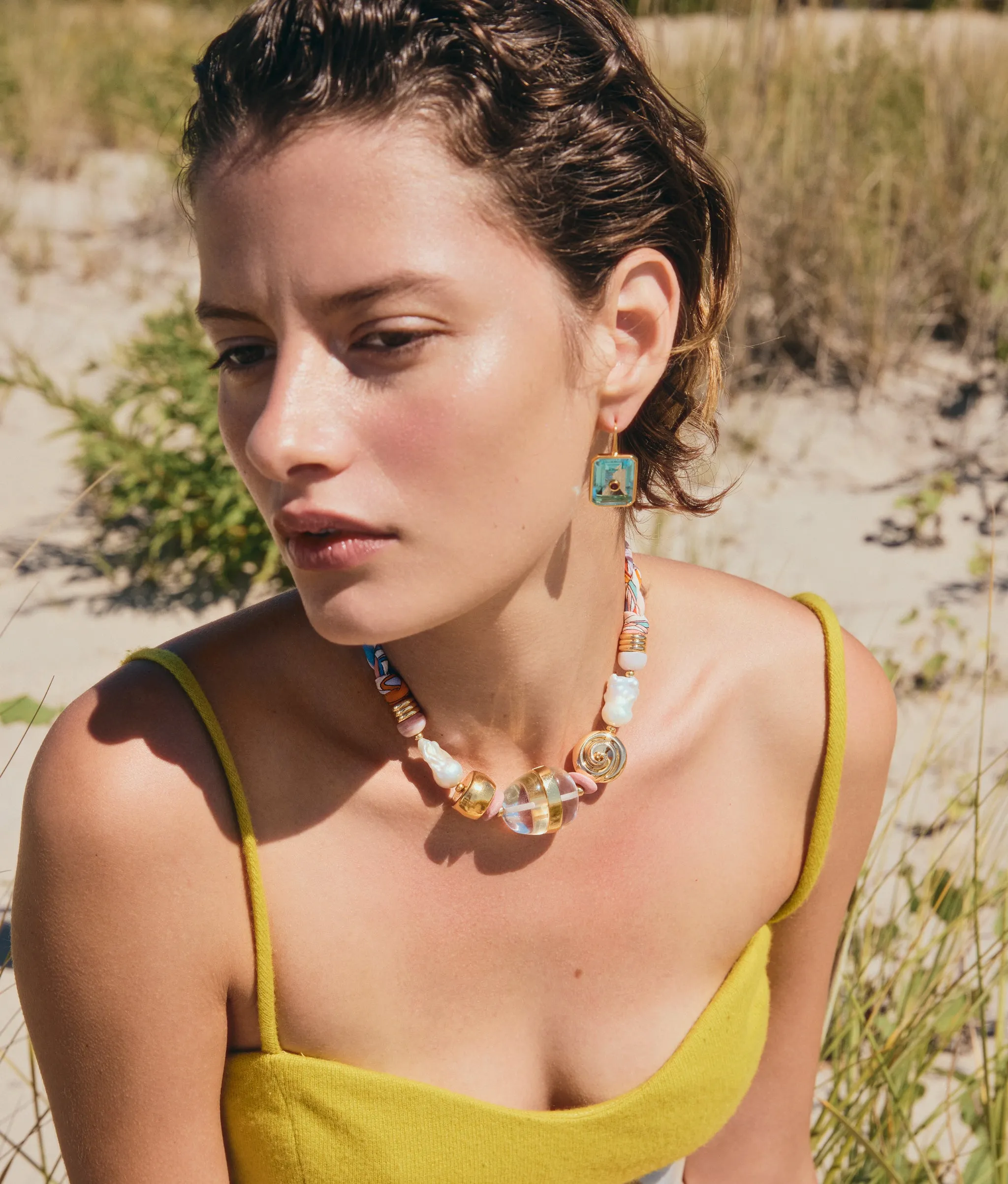 Glass Beach Necklace in Majorca sold by Lizzie Fortunato product image thumbnail 2