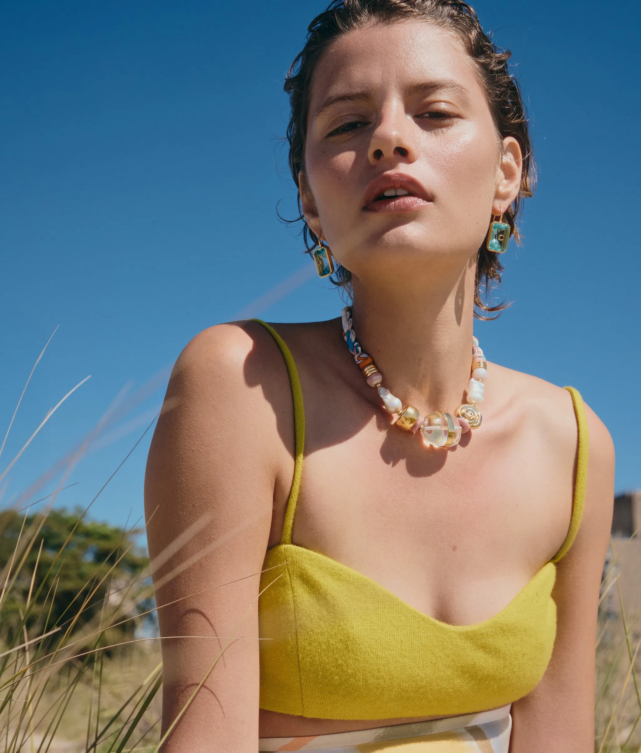 Glass Beach Necklace in Majorca sold by Lizzie Fortunato product image thumbnail 3