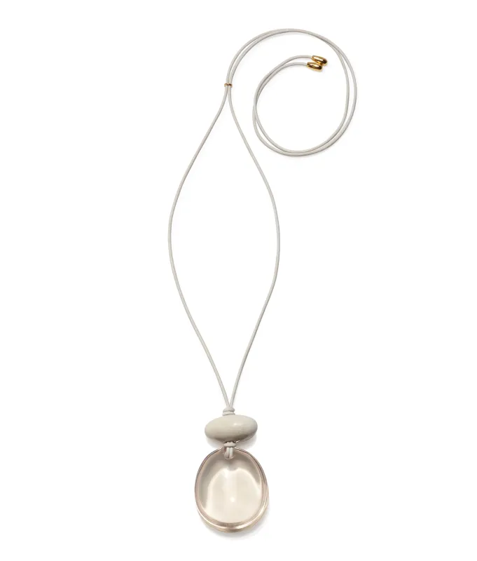 Lune Cord Necklace made by Lizzie Fortunato