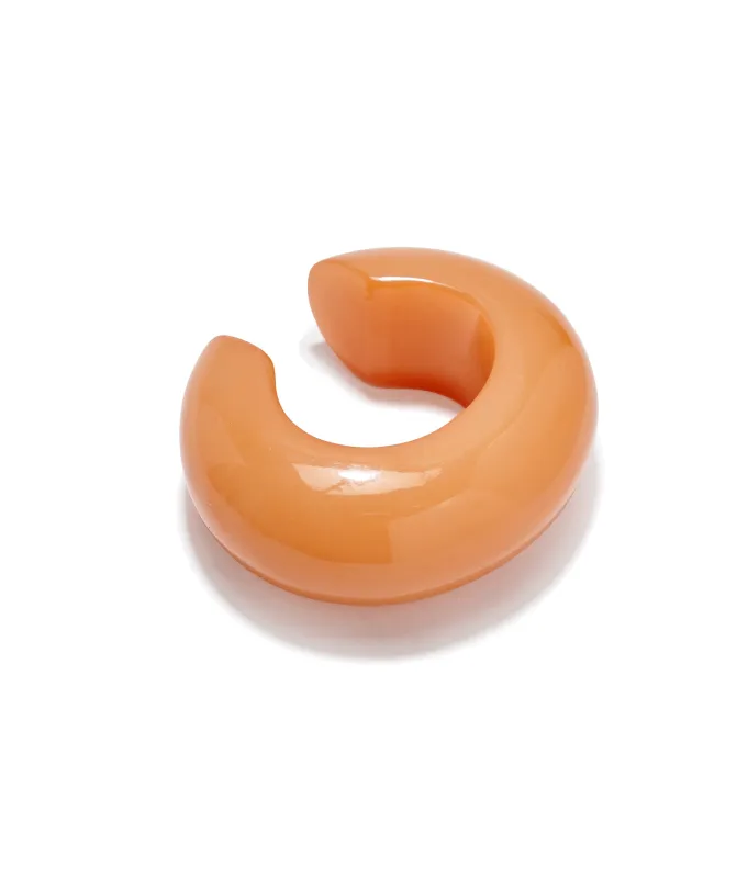 Arc Cuff in Tangerine made by Lizzie Fortunato