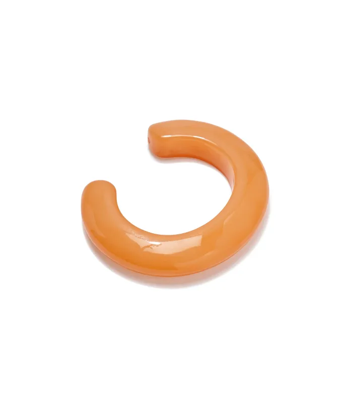 Ridge Cuff in Tangerine made by Lizzie Fortunato