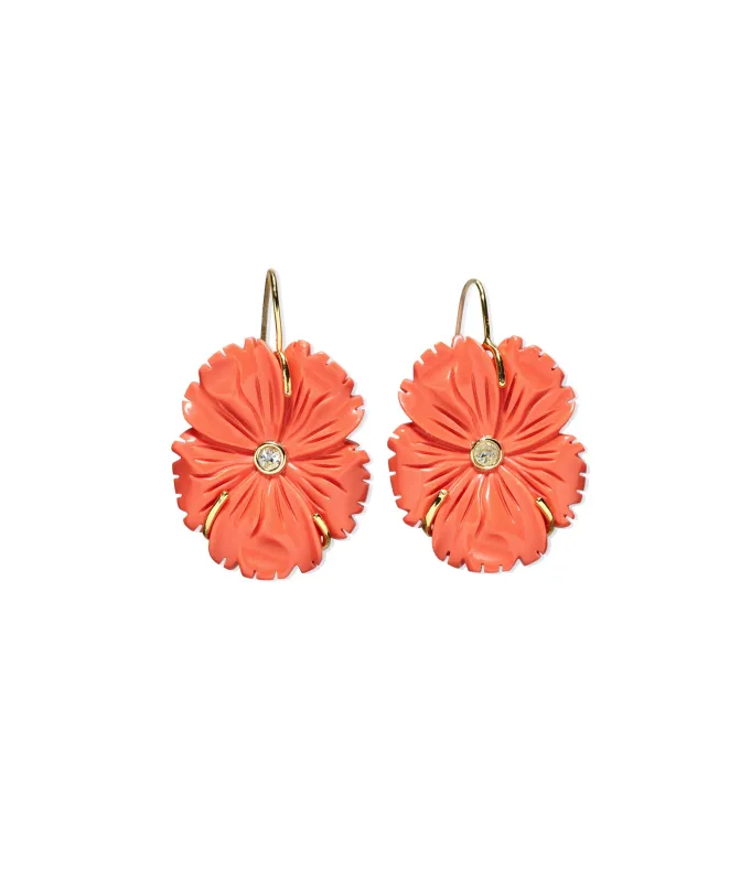 New Bloom Earrings in Spice made by Lizzie Fortunato