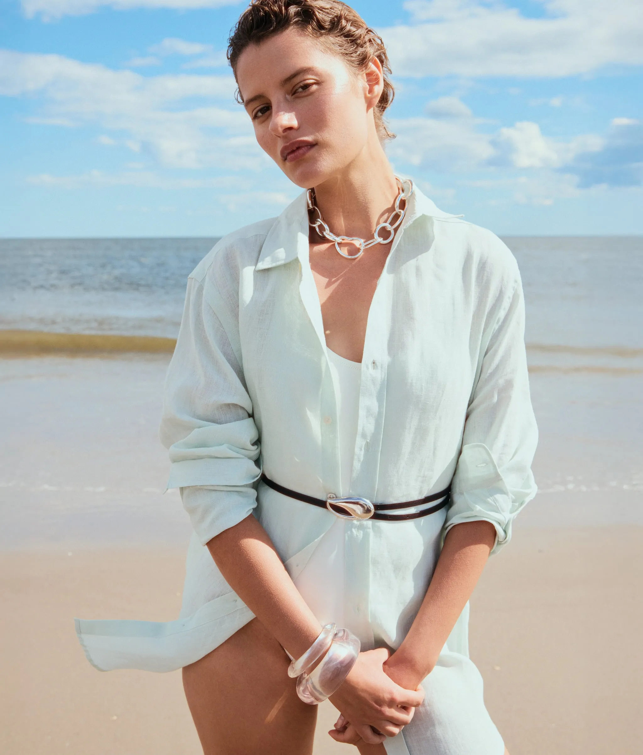 Estelle Belt in Silver sold by Lizzie Fortunato product image thumbnail 2