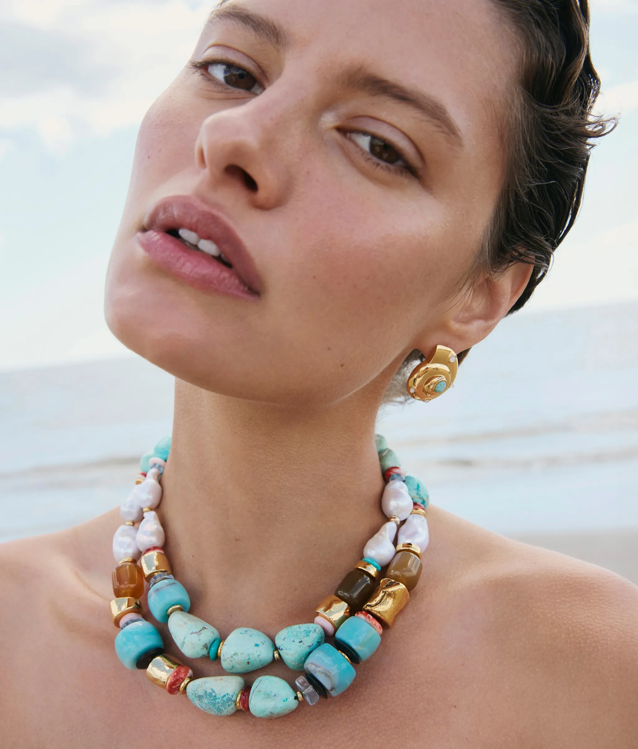 Ariel Necklace in Riviera sold by Lizzie Fortunato product image thumbnail 3