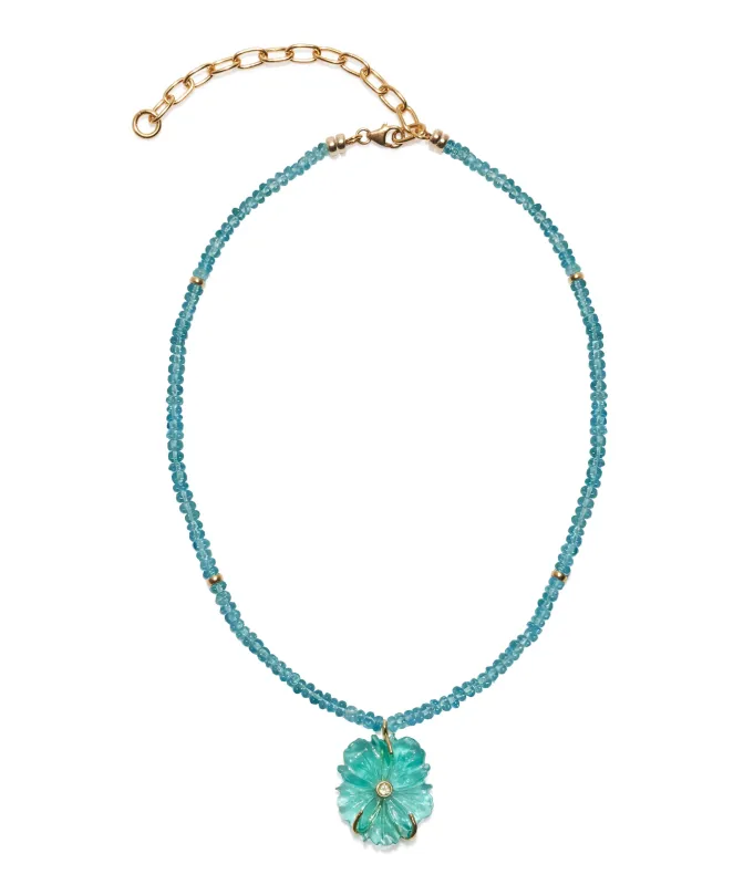 New Bloom Necklace in Capri made by Lizzie Fortunato