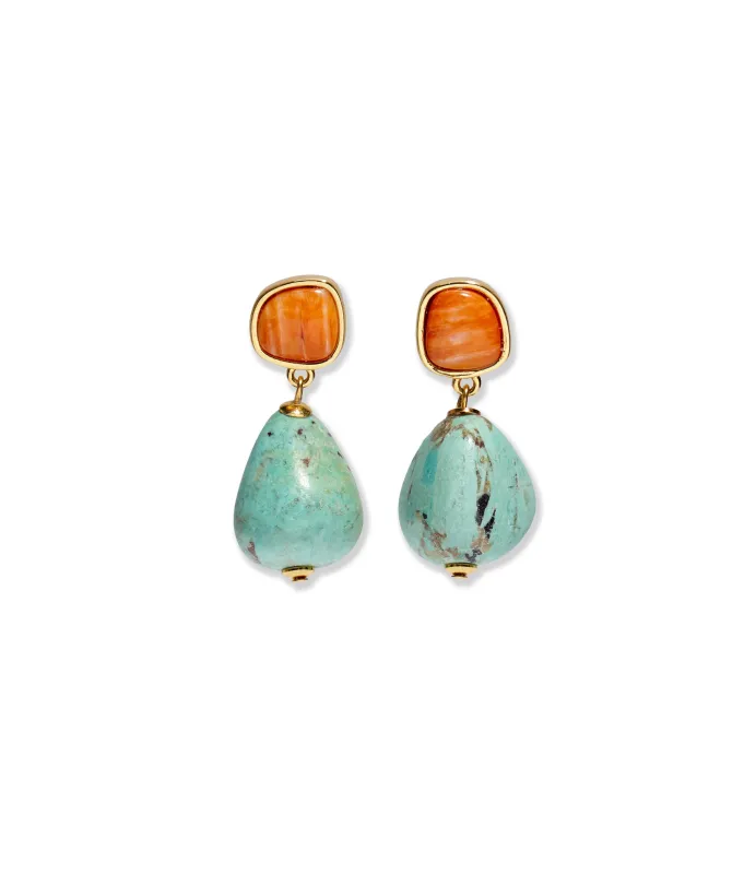 Citrus Splash Earrings made by Lizzie Fortunato