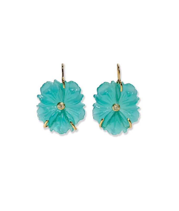 New Bloom Earrings in Capri made by Lizzie Fortunato