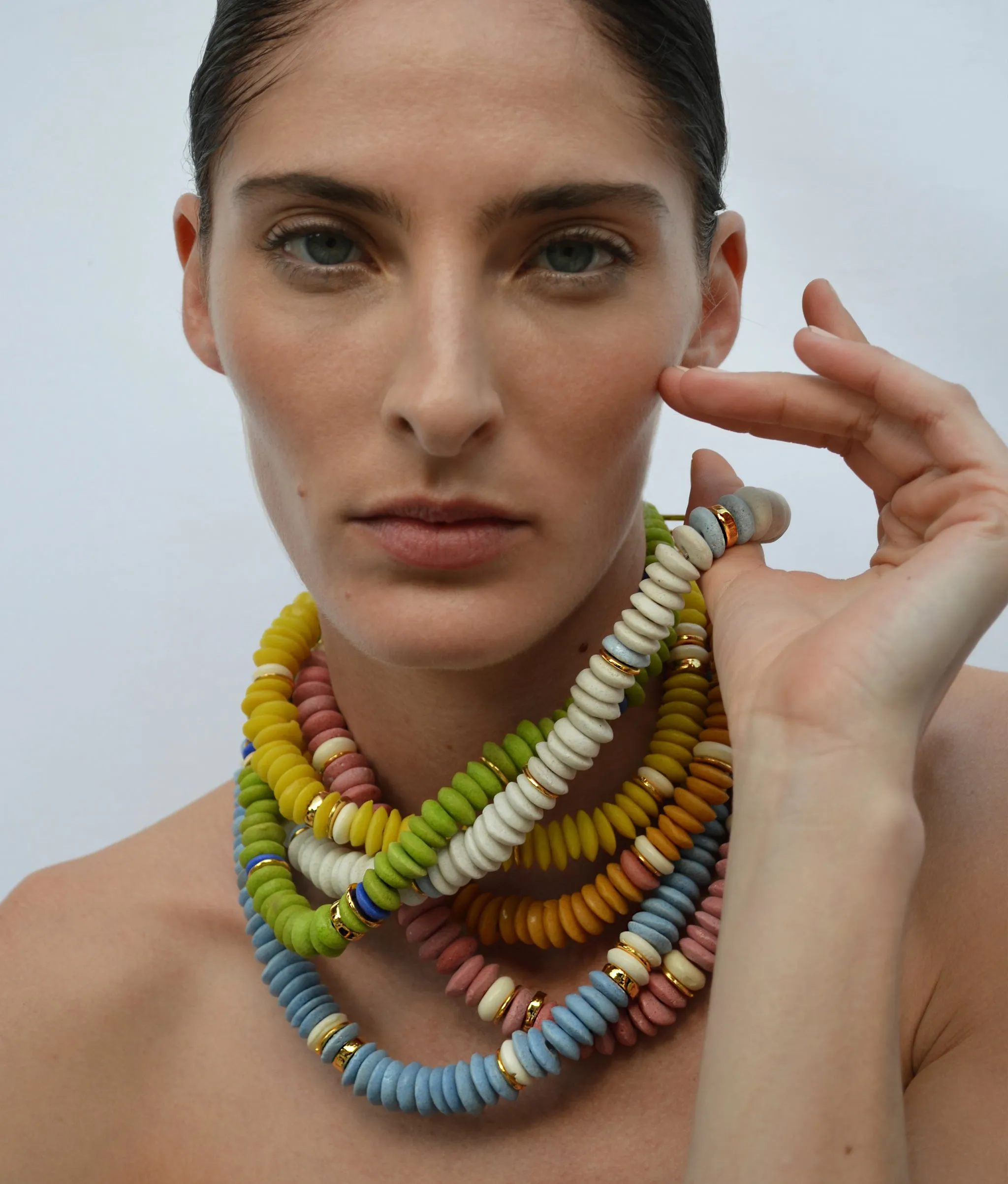 Laguna Necklace in White sold by Lizzie Fortunato product image thumbnail 3