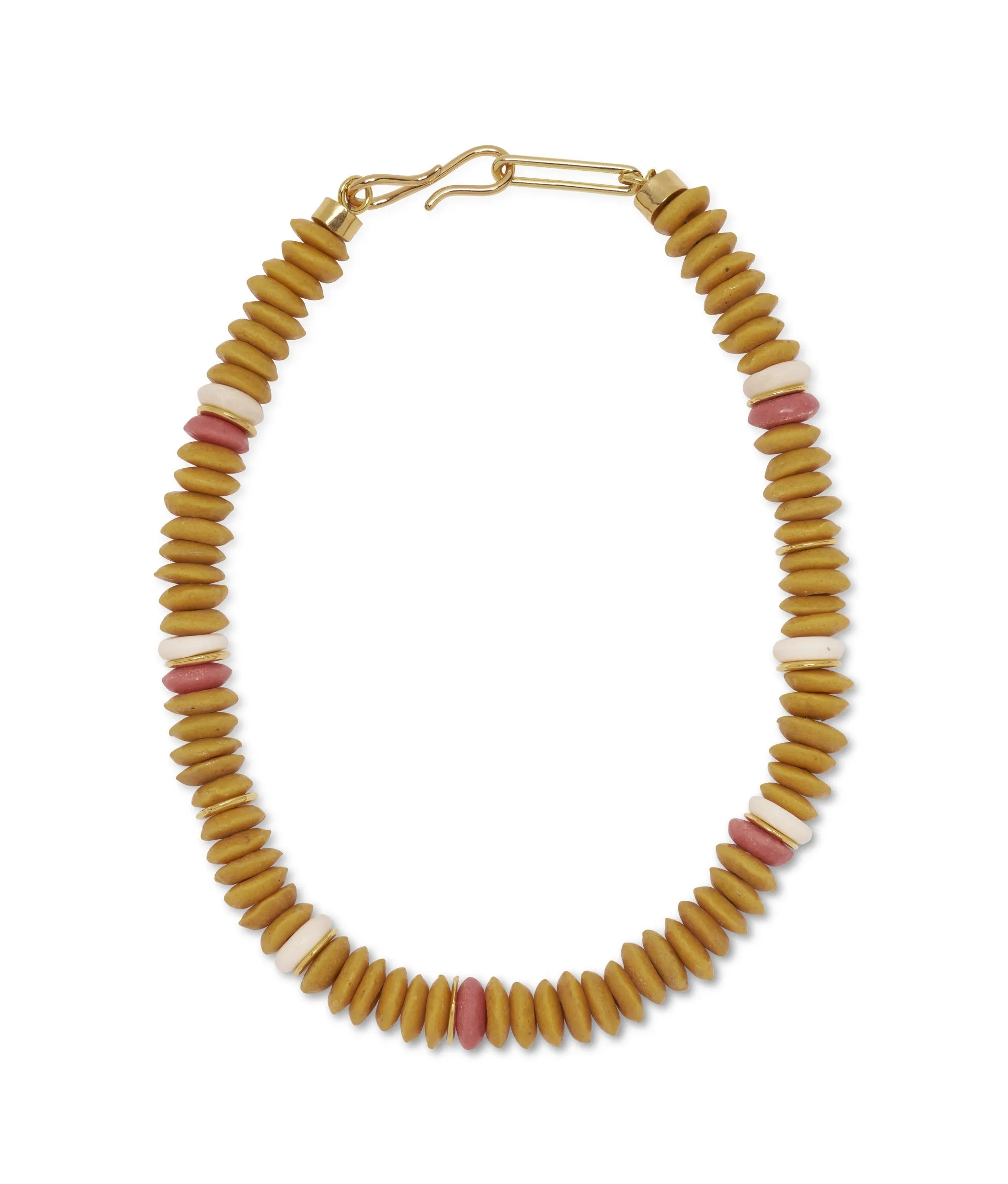 Laguna Neckace in Mustard sold by Lizzie Fortunato