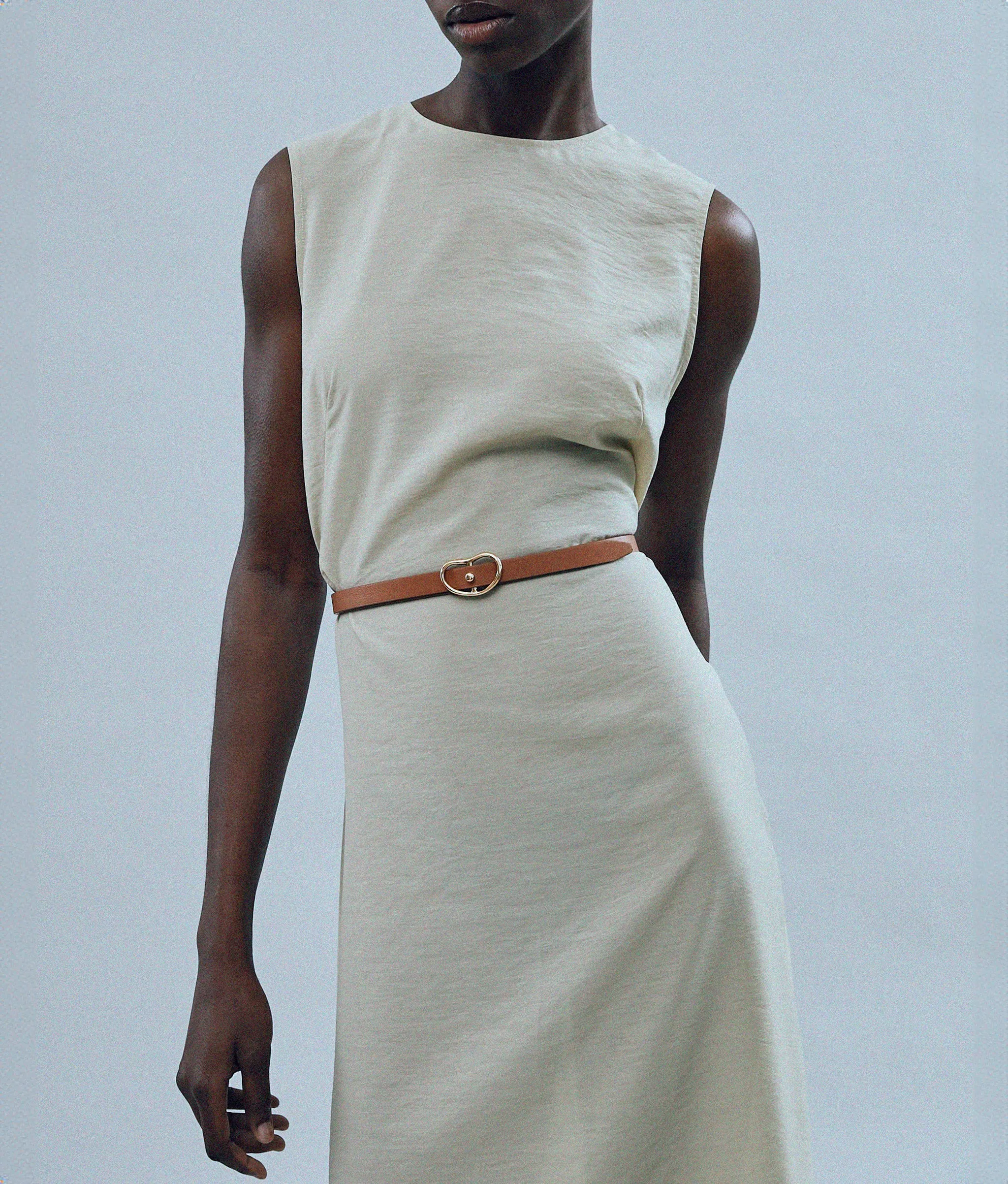 Skinny Georgia Belt in Tan sold by Lizzie Fortunato product image thumbnail 4