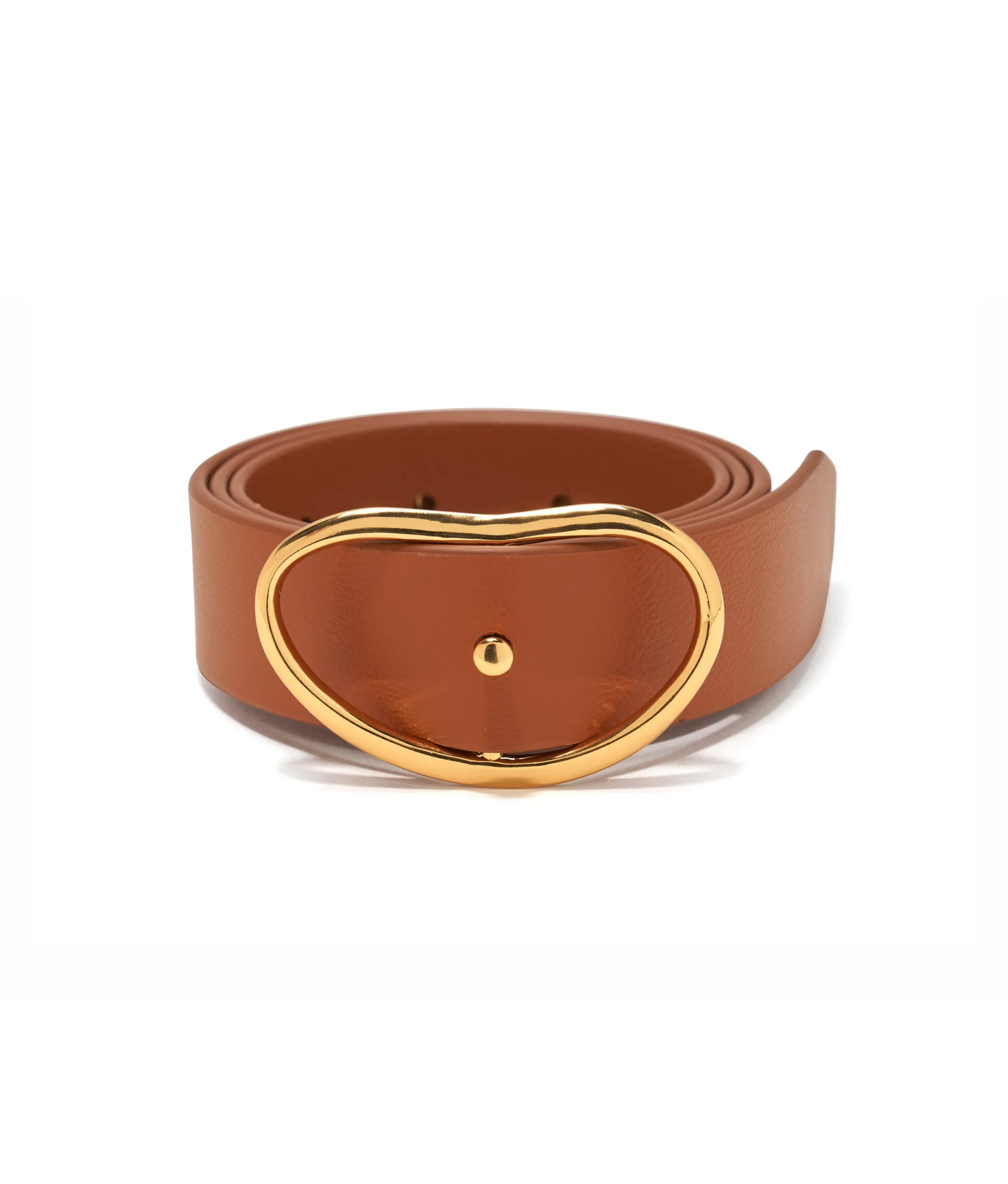 Wide Georgia Belt in Tan (XS/S) sold by Lizzie Fortunato