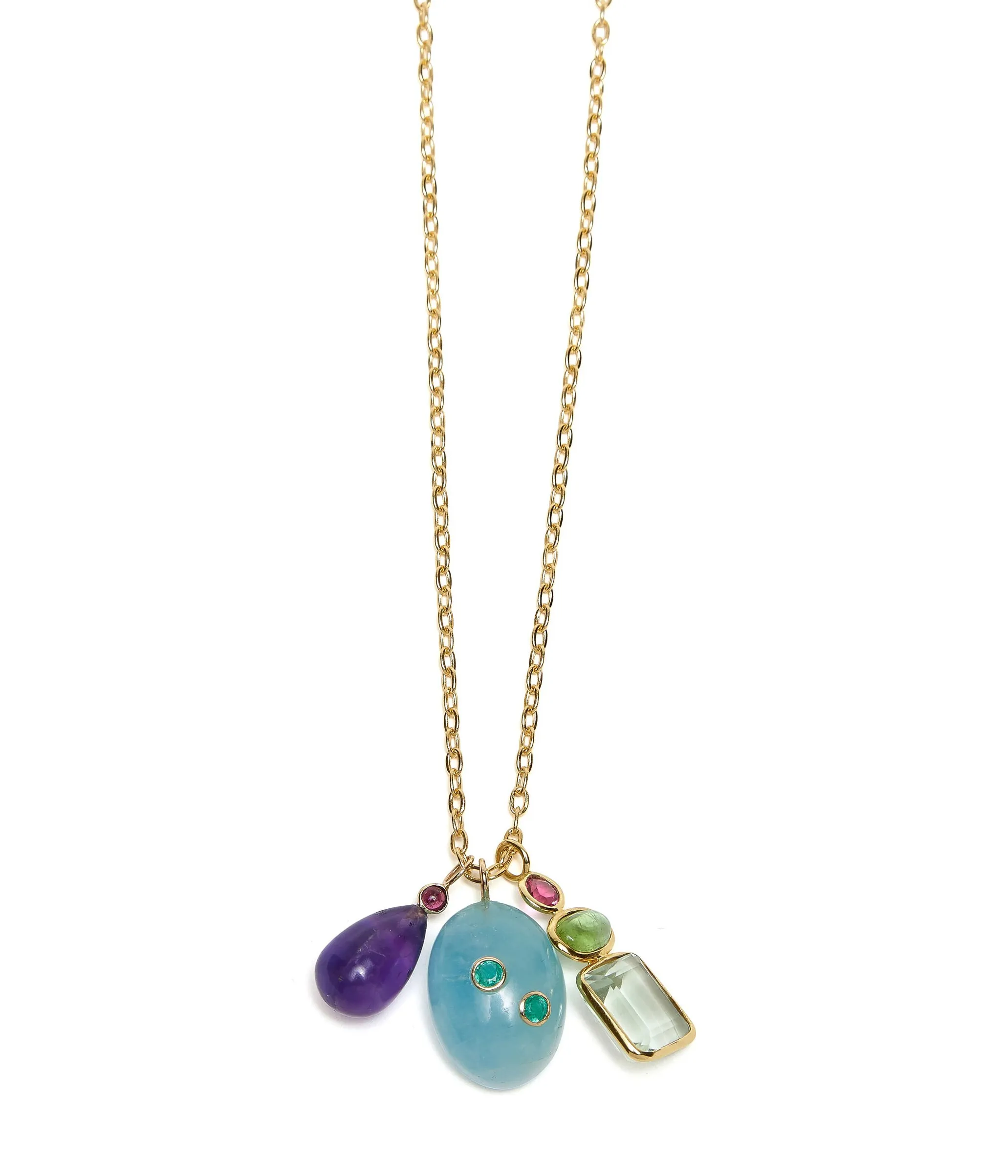 14k Gold Keepsake Chain Necklace sold by Lizzie Fortunato product image thumbnail 3
