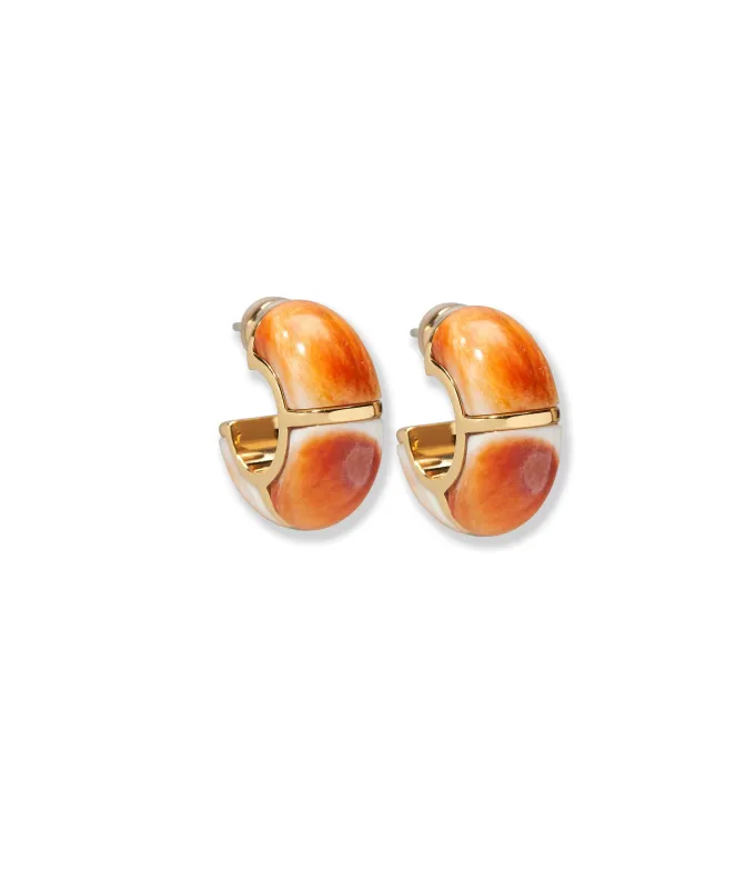 Zellige Hoops in Spiny Oyster made by Lizzie Fortunato