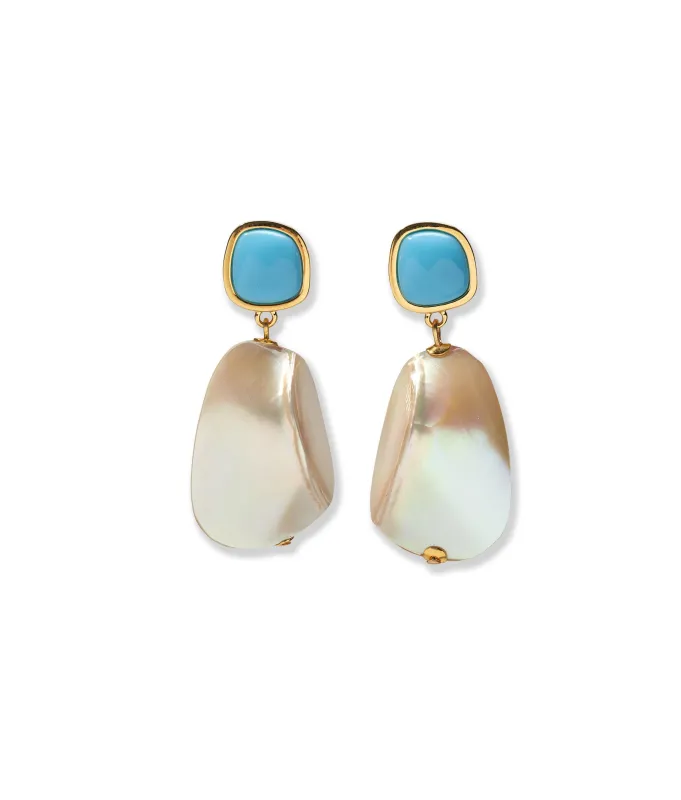 Blue Morpho Earrings made by Lizzie Fortunato