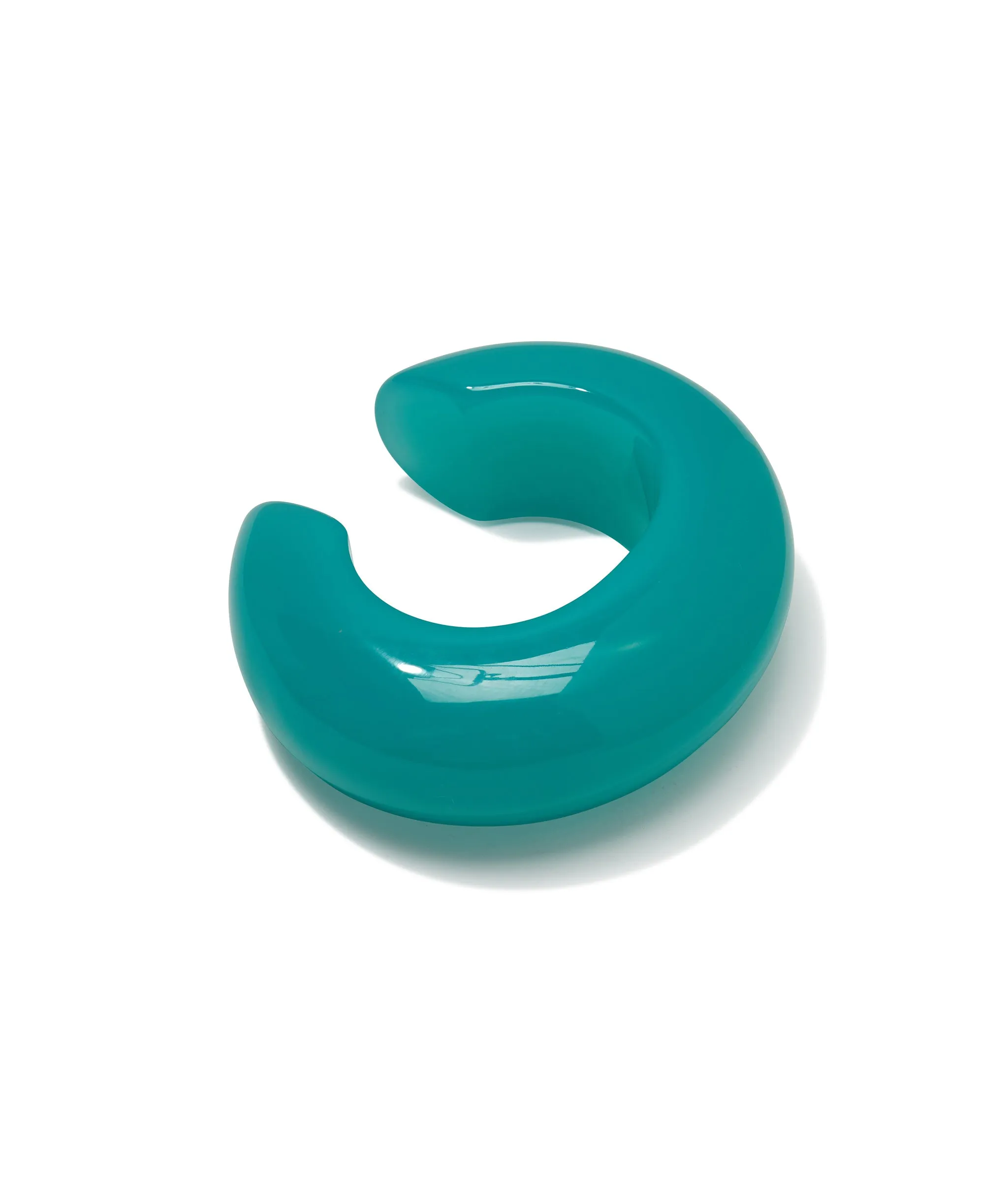 Arc Cuff in Teal sold by Lizzie Fortunato