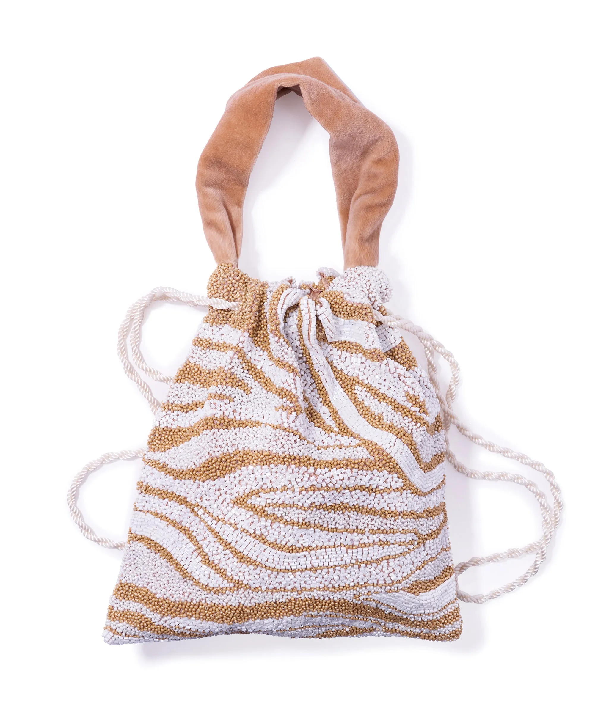 Gala Bag in Tan Zebra sold by Lizzie Fortunato