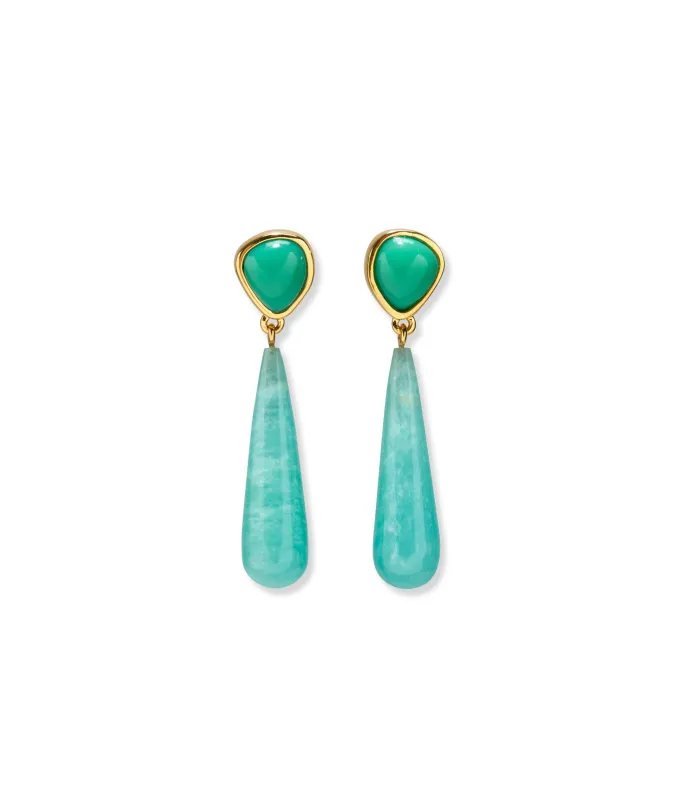 Alaria Drop Earrings made by Lizzie Fortunato