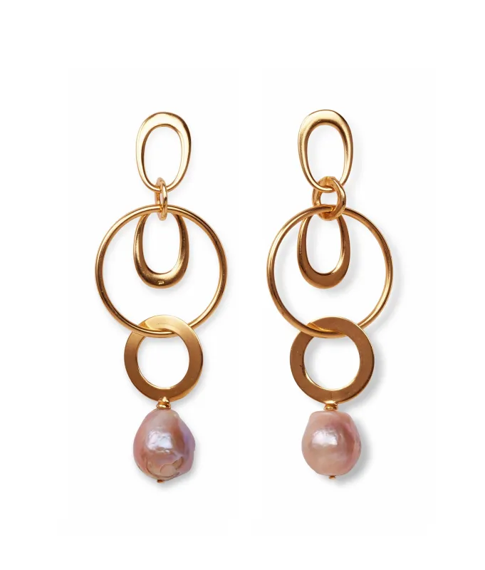 Wind Chime Earrings made by Lizzie Fortunato