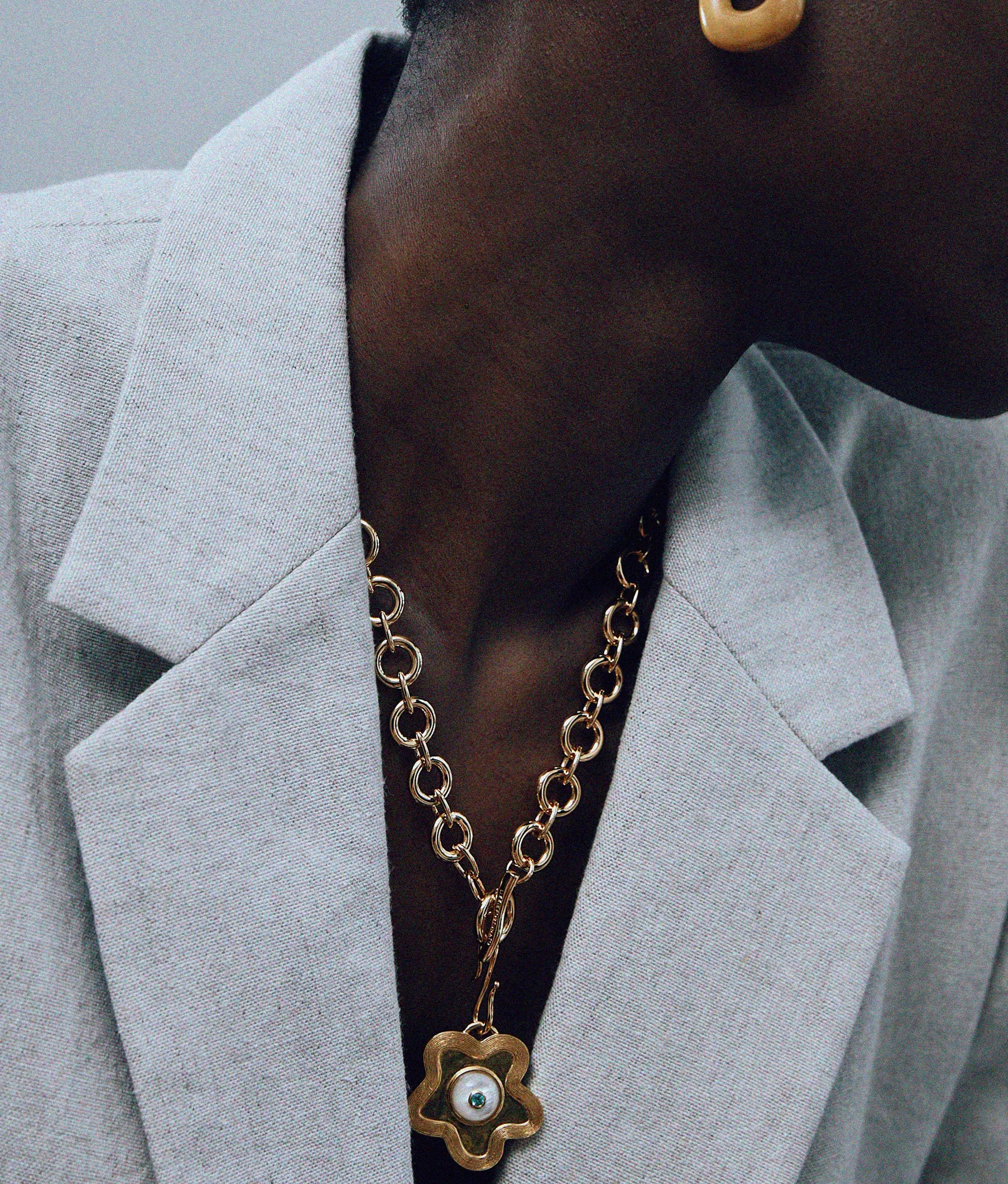 Nana Pendant in Poppy Pearl sold by Lizzie Fortunato product image thumbnail 2