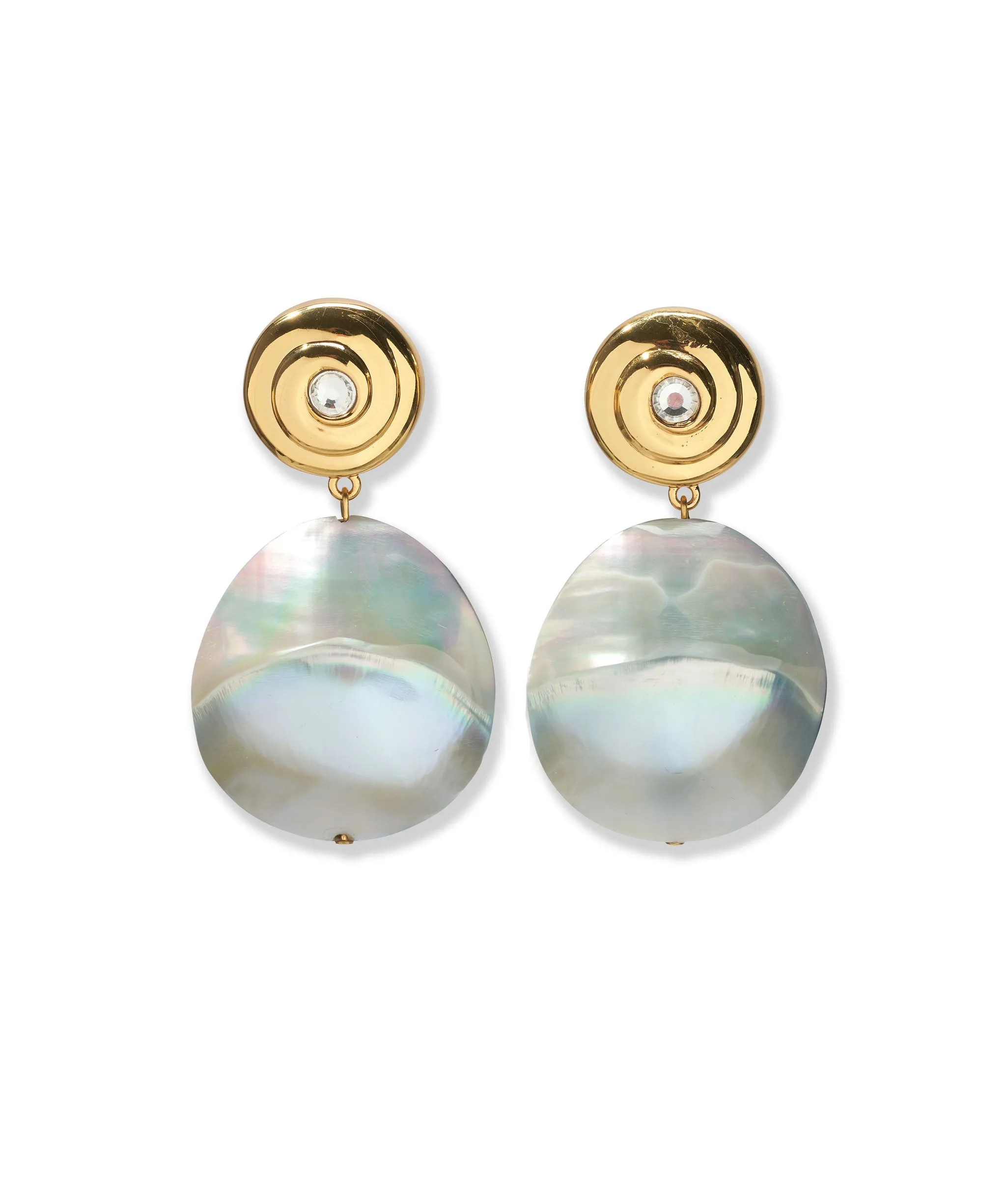 Rodan Pearl Earrings in Nautilus sold by Lizzie Fortunato