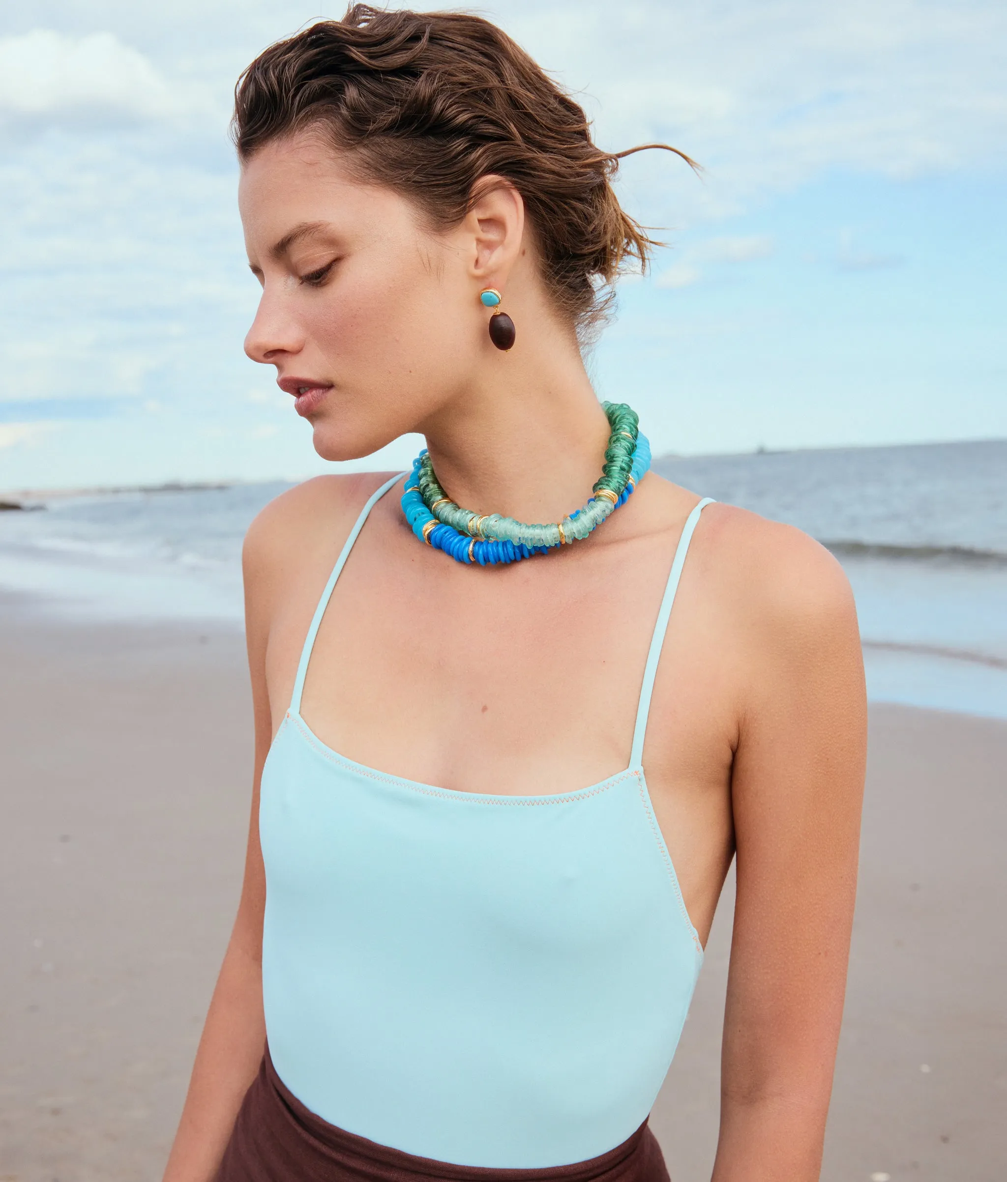 Lita Necklace in Gimlet sold by Lizzie Fortunato product image thumbnail 2