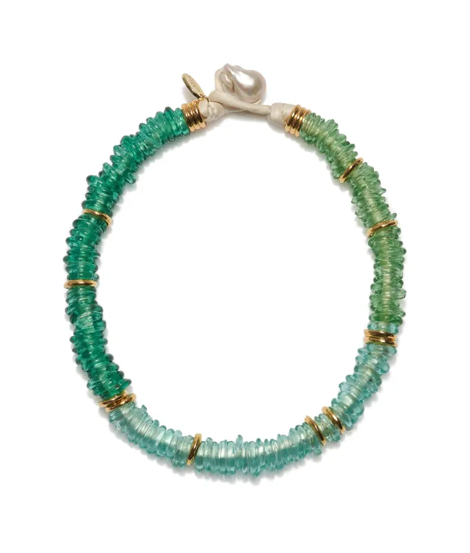 Lita Necklace in Gimlet made by Lizzie Fortunato
