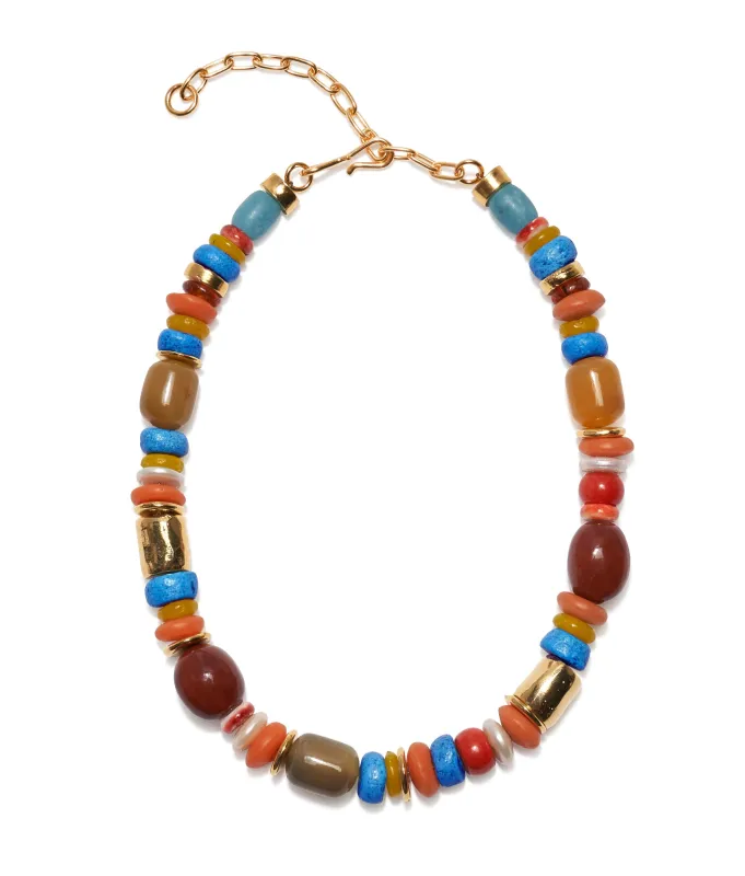 Souvenir Necklace in Sienna made by Lizzie Fortunato