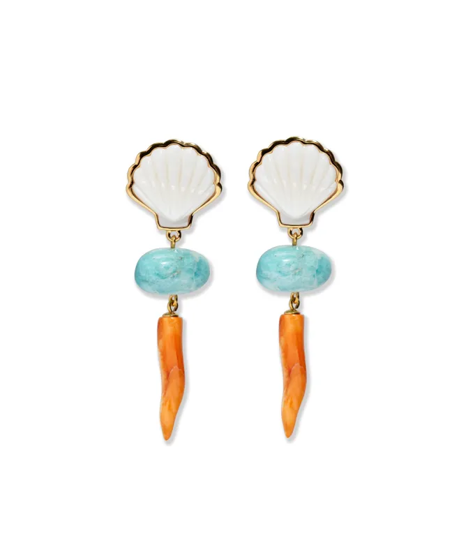 Luna Drop Earrings made by Lizzie Fortunato