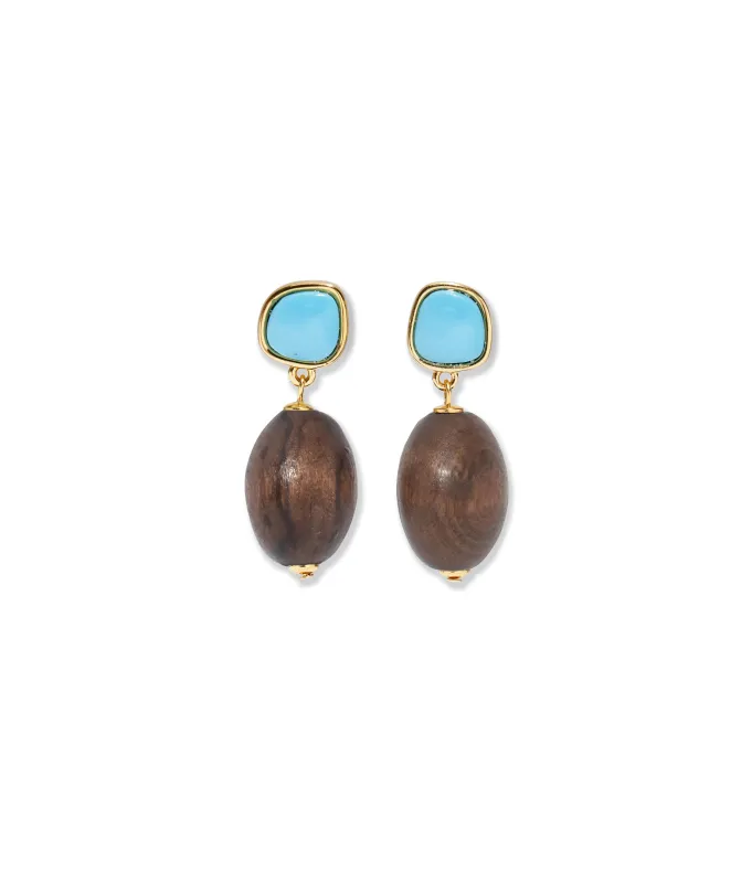 Olea Earrings made by Lizzie Fortunato