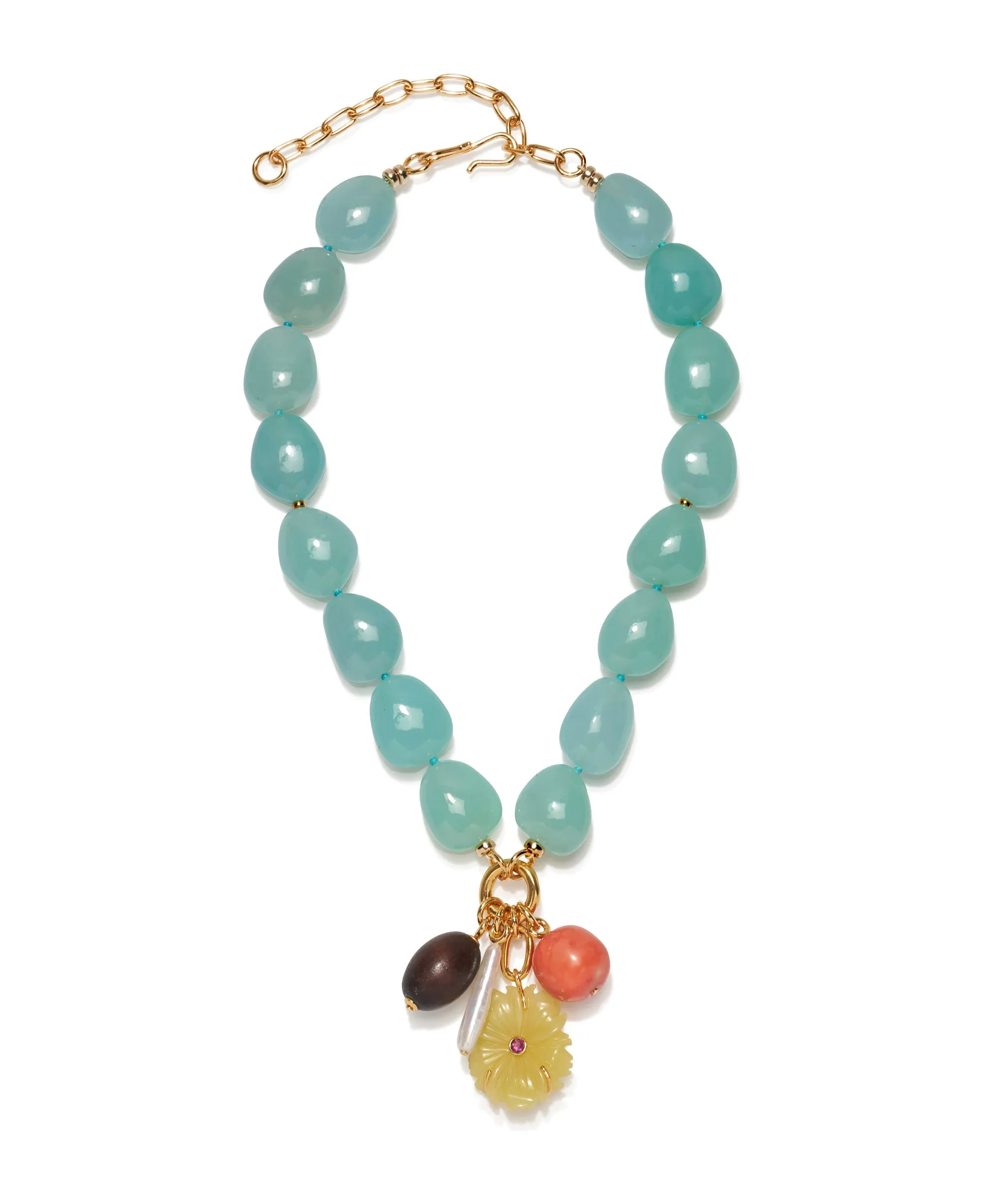 Cordoba Necklace in Sea Foam sold by Lizzie Fortunato
