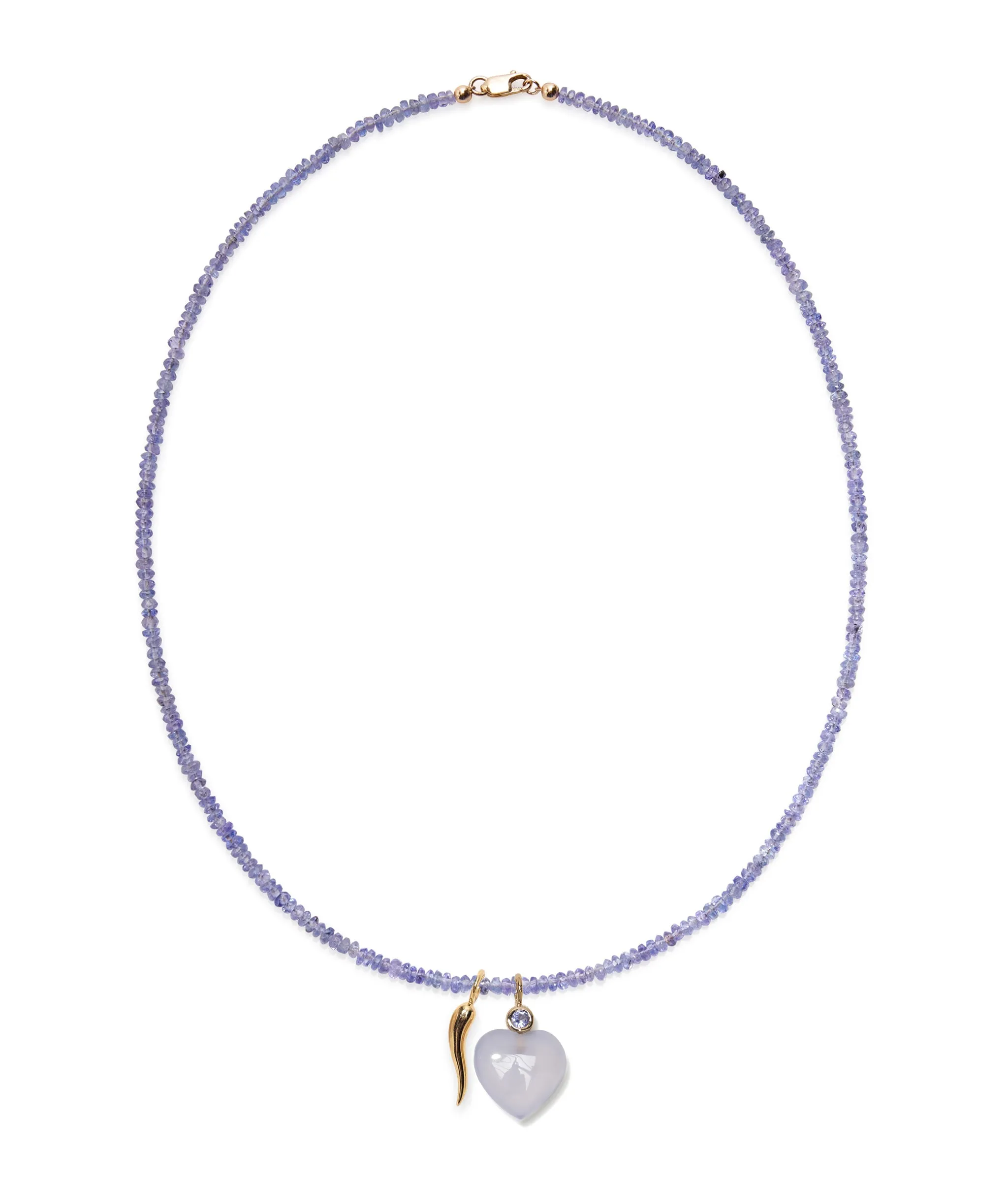 Fine Mood Charm Necklace in Tanzanite Crush sold by Lizzie Fortunato