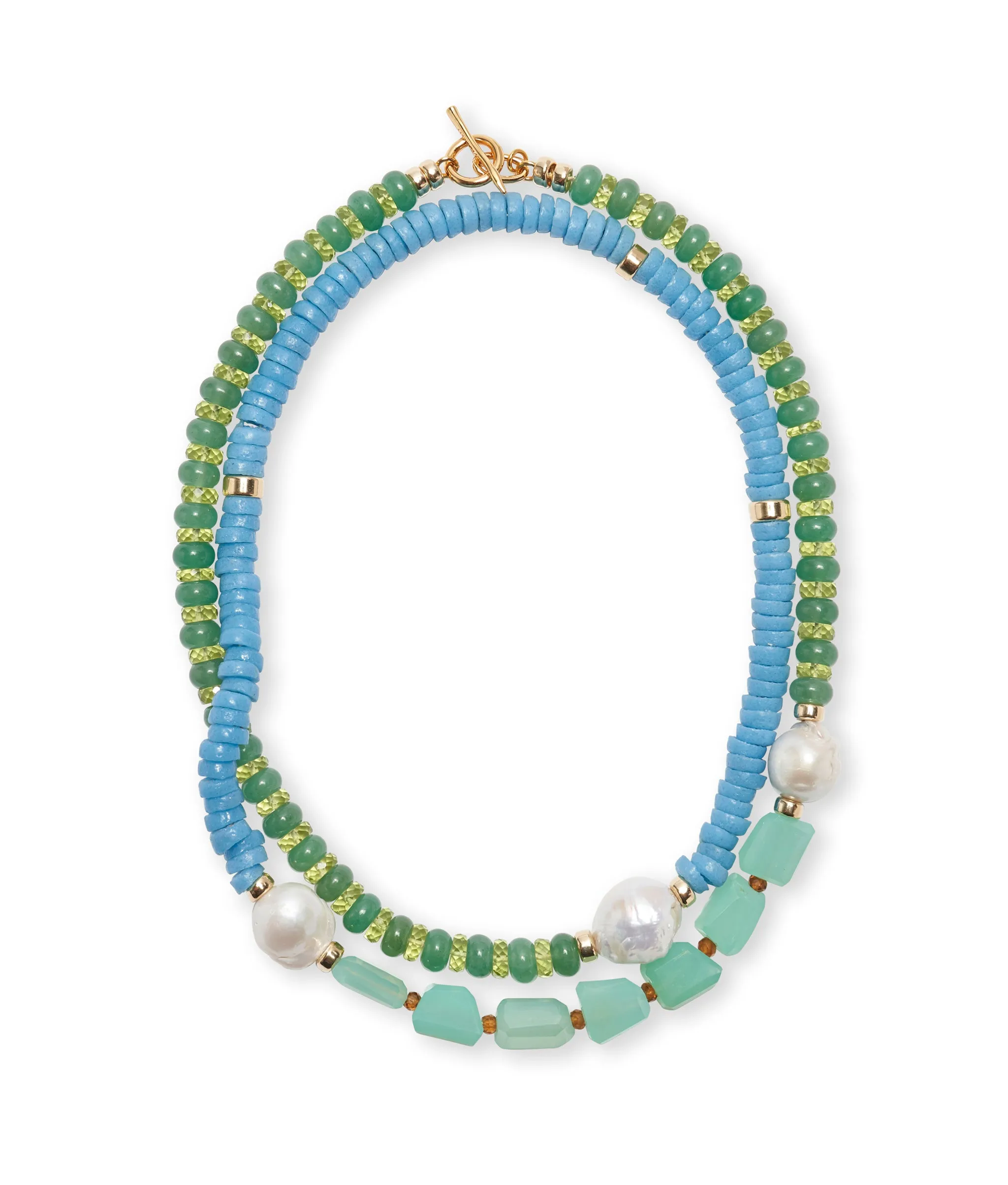 Cabana Necklace in Lime Berry sold by Lizzie Fortunato