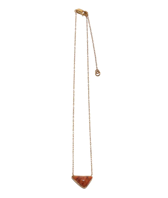 Kate Necklace In Coral made by Lizzie Fortunato