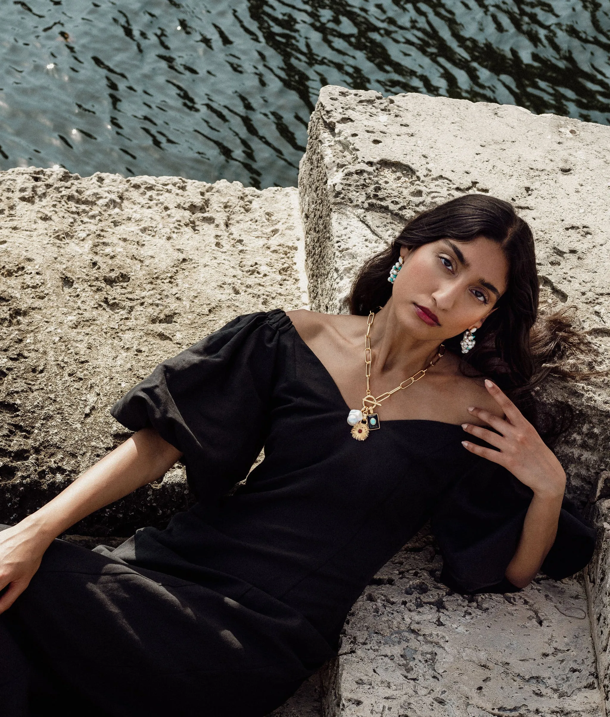 Blossom Chain Necklace sold by Lizzie Fortunato product image thumbnail 3