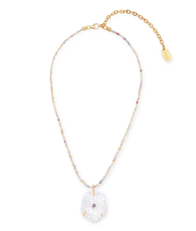 New Bloom Necklace in Mist made by Lizzie Fortunato