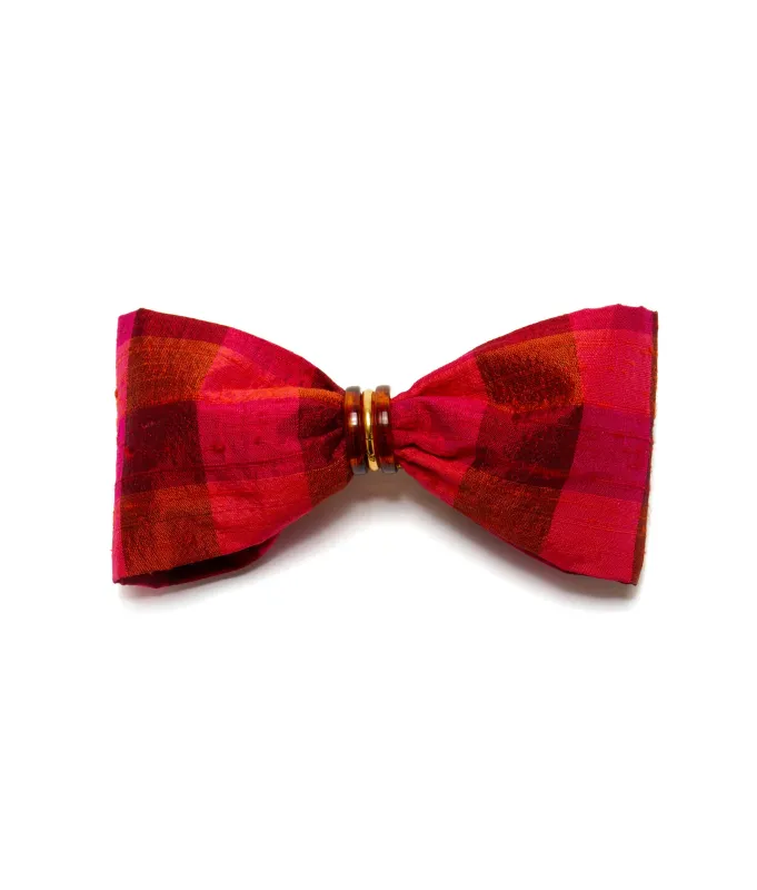 Good Hair Day Bow In Magenta made by Lizzie Fortunato