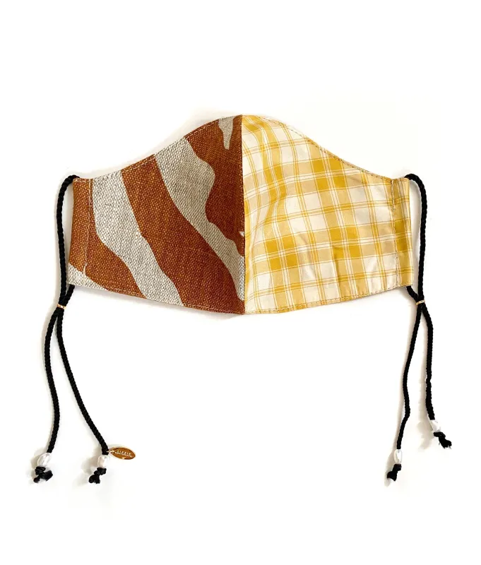 Face Mask in Safari made by Lizzie Fortunato