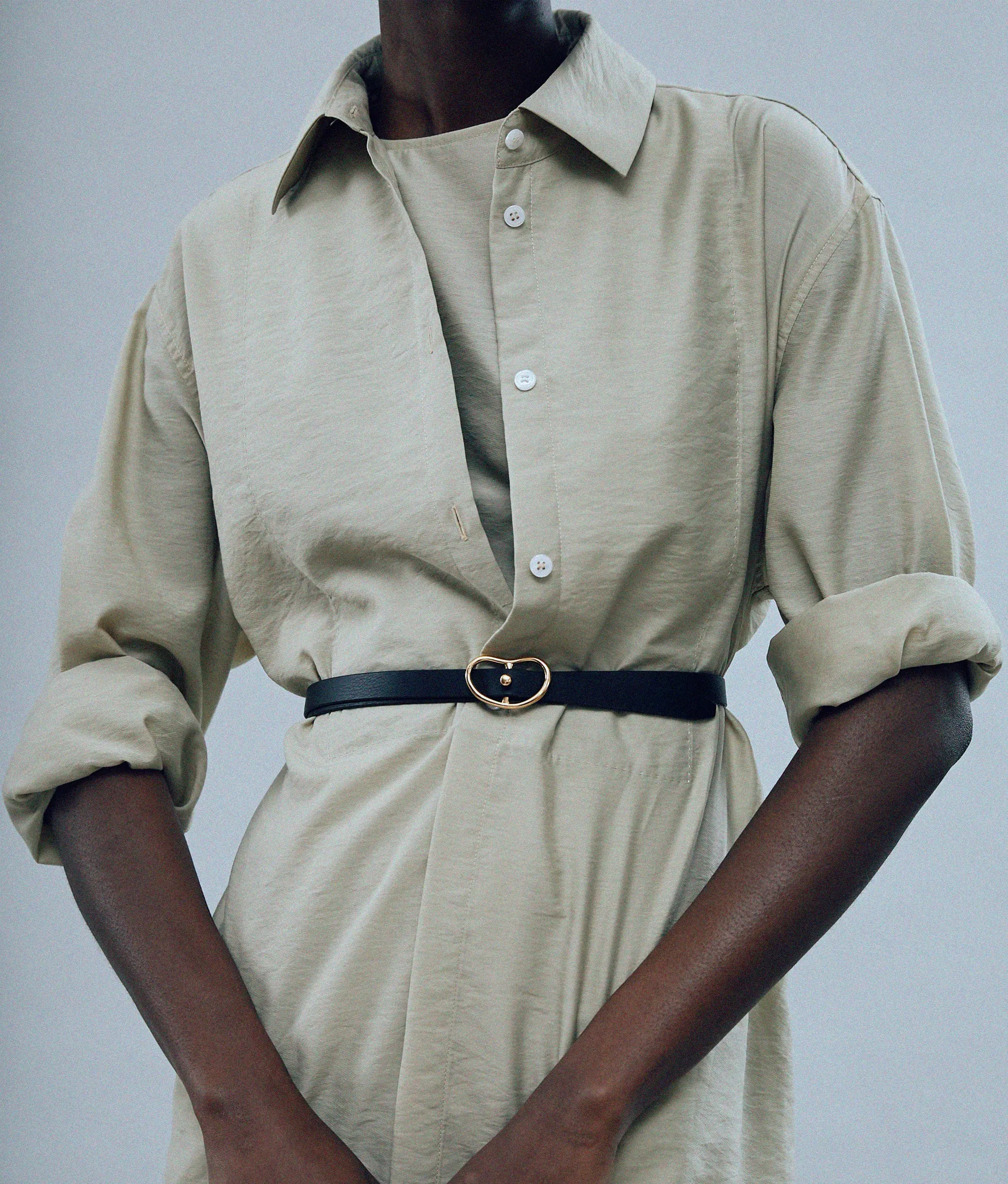 Skinny Georgia Belt In Black sold by Lizzie Fortunato product image thumbnail 2