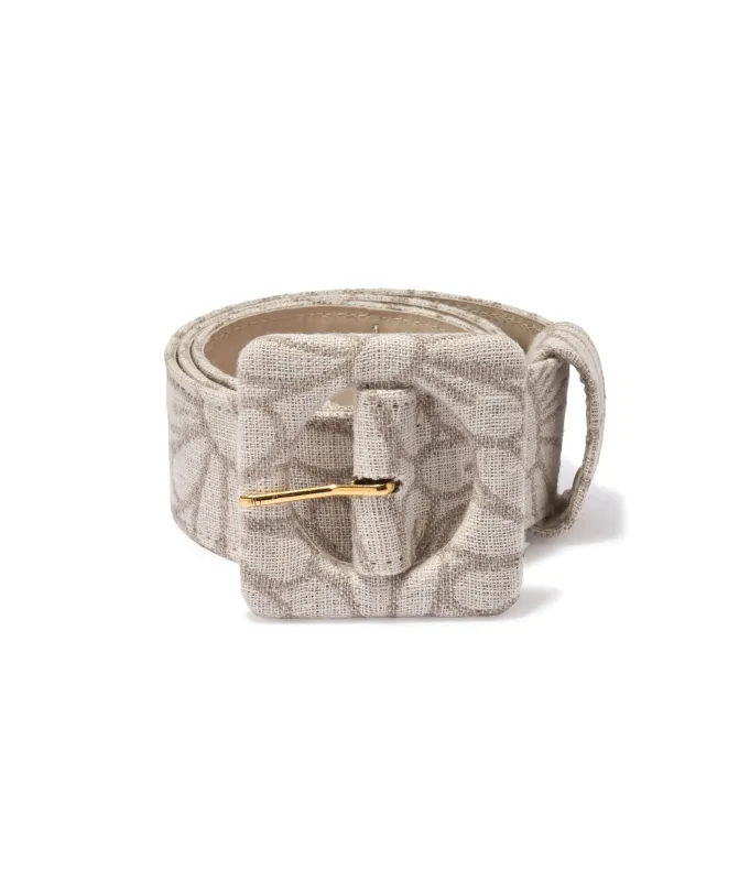 Agnes Belt in Daisy Linen made by Lizzie Fortunato