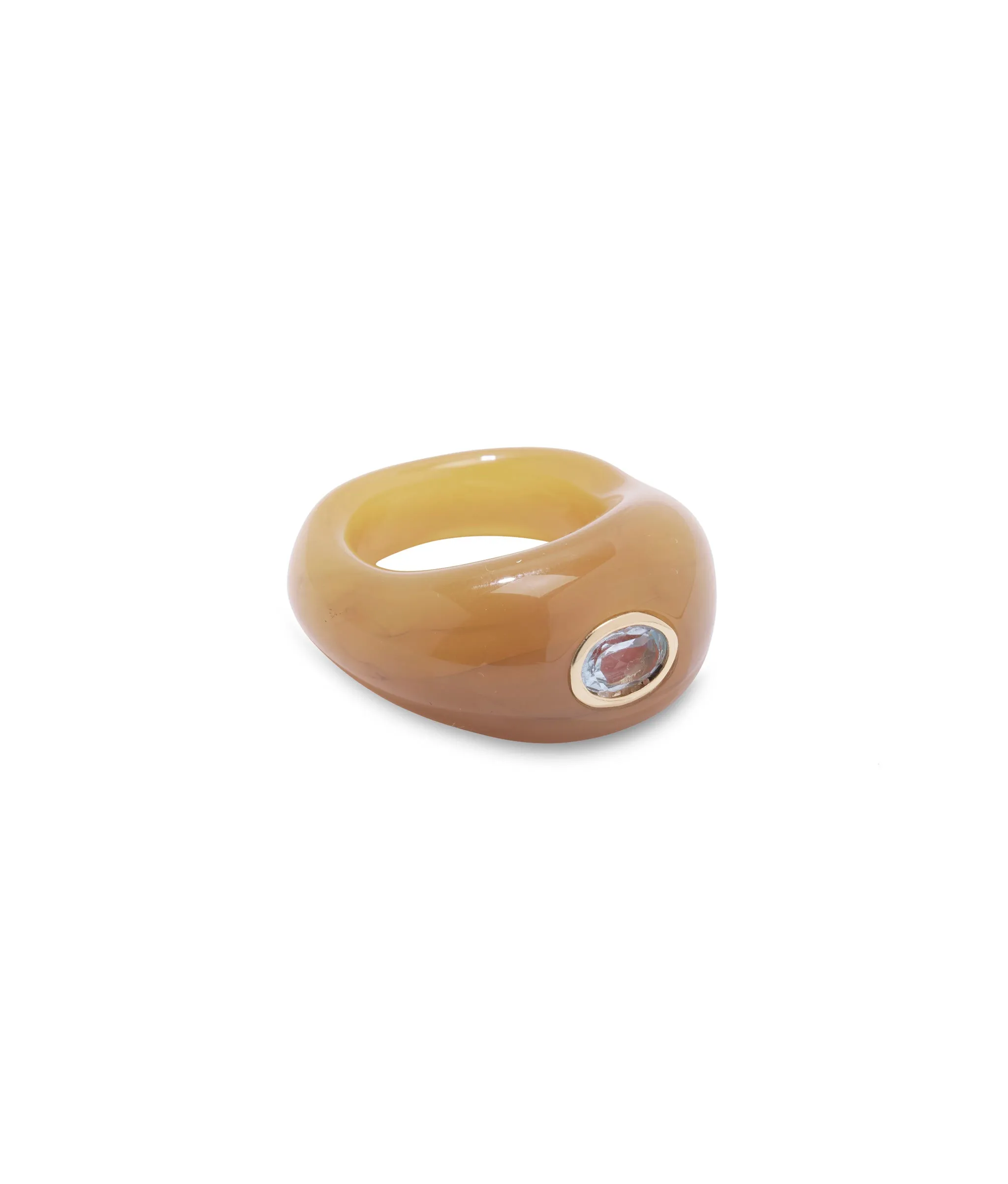 Monument Ring in Ochre sold by Lizzie Fortunato
