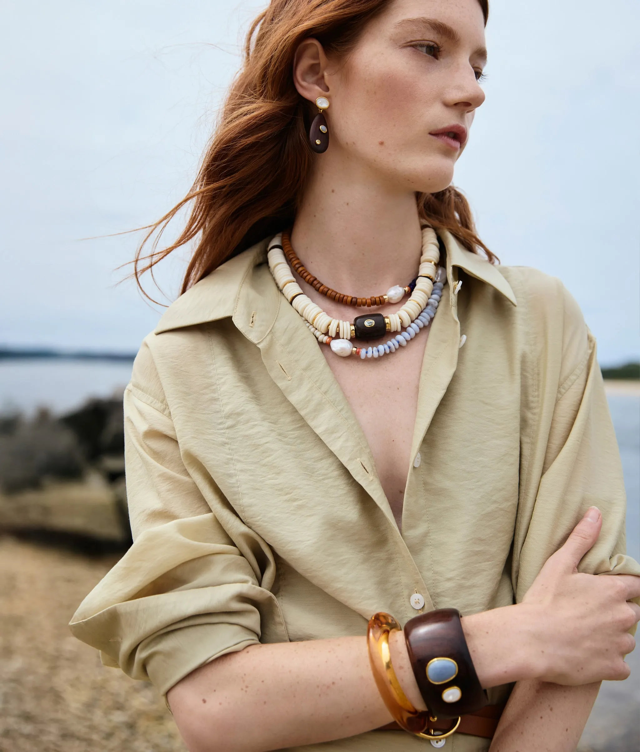 Tamarind Drop Earrings sold by Lizzie Fortunato product image thumbnail 2
