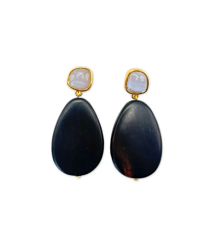 Makua Beach Earrings made by Lizzie Fortunato