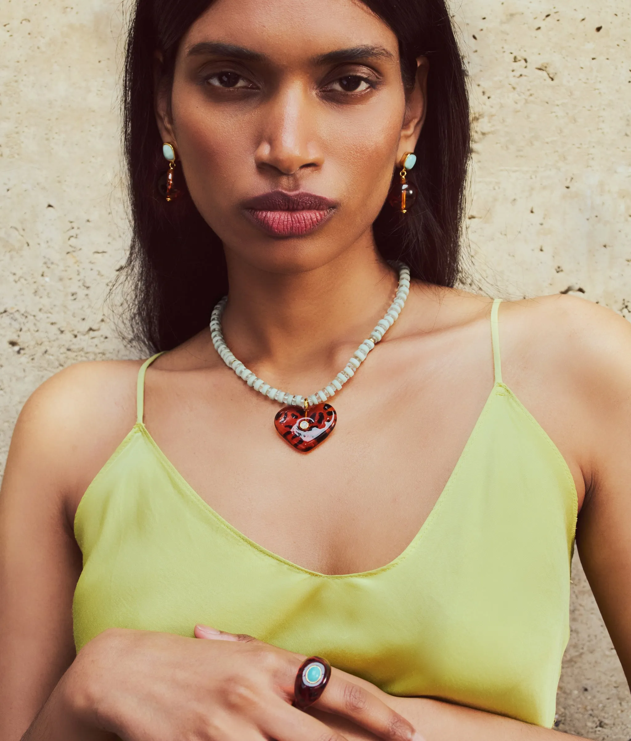 Pia Earrings in Leopard sold by Lizzie Fortunato product image thumbnail 3