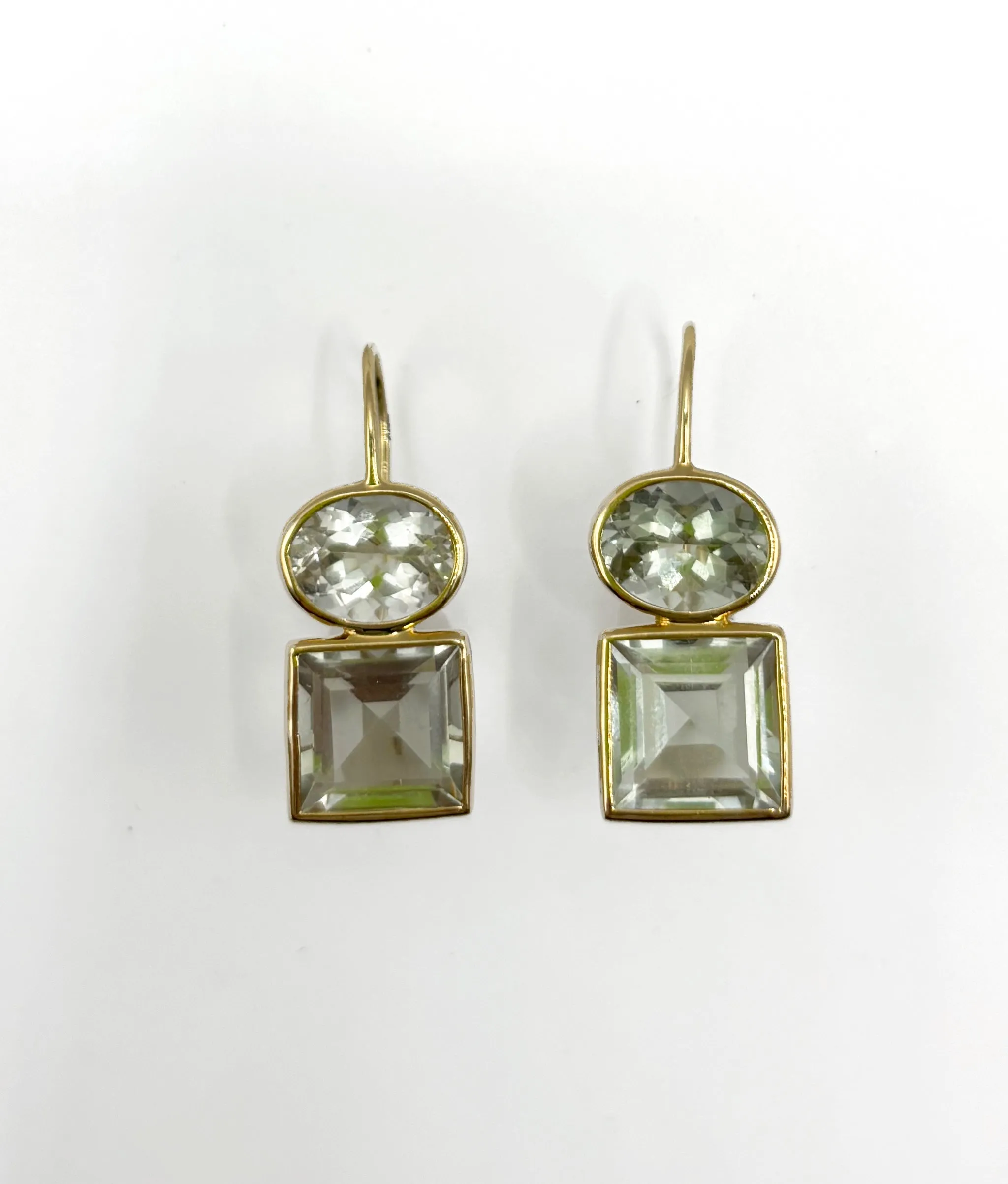 Duo Earrings in Green Amethyst sold by Lizzie Fortunato product image thumbnail 4