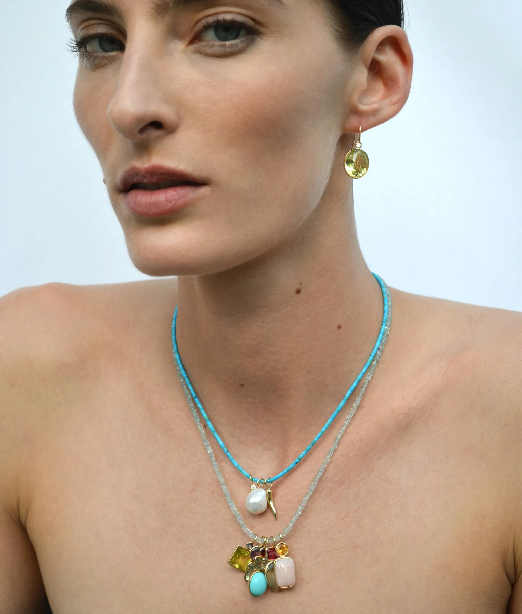 14K Gold Cornicello Necklace Charm sold by Lizzie Fortunato product image thumbnail 2