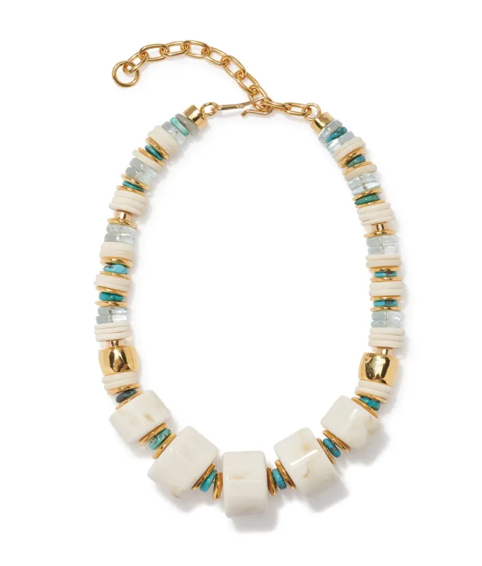 Granada Necklace in Blanco made by Lizzie Fortunato
