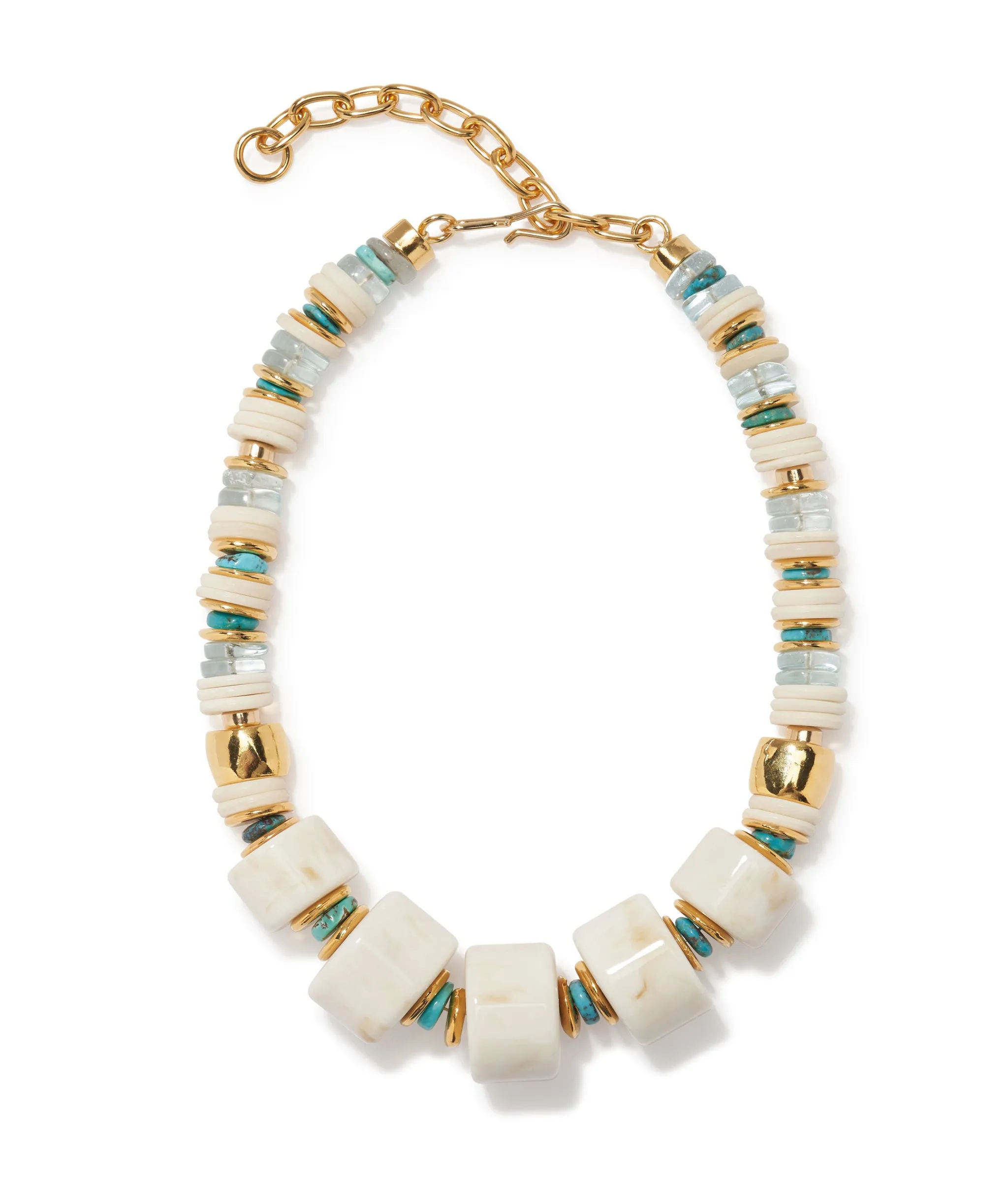 Granada Necklace in Blanco sold by Lizzie Fortunato