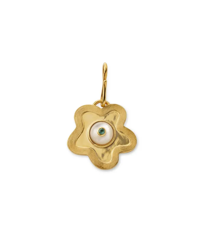 Nana Pendant in Poppy Pearl made by Lizzie Fortunato