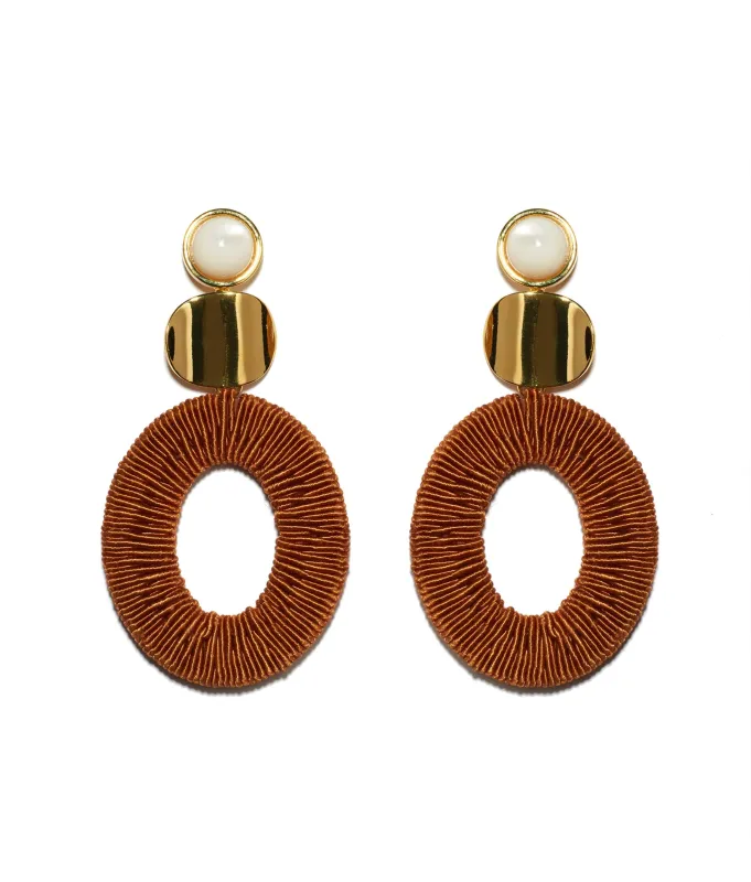 Harvest Moon Earrings made by Lizzie Fortunato